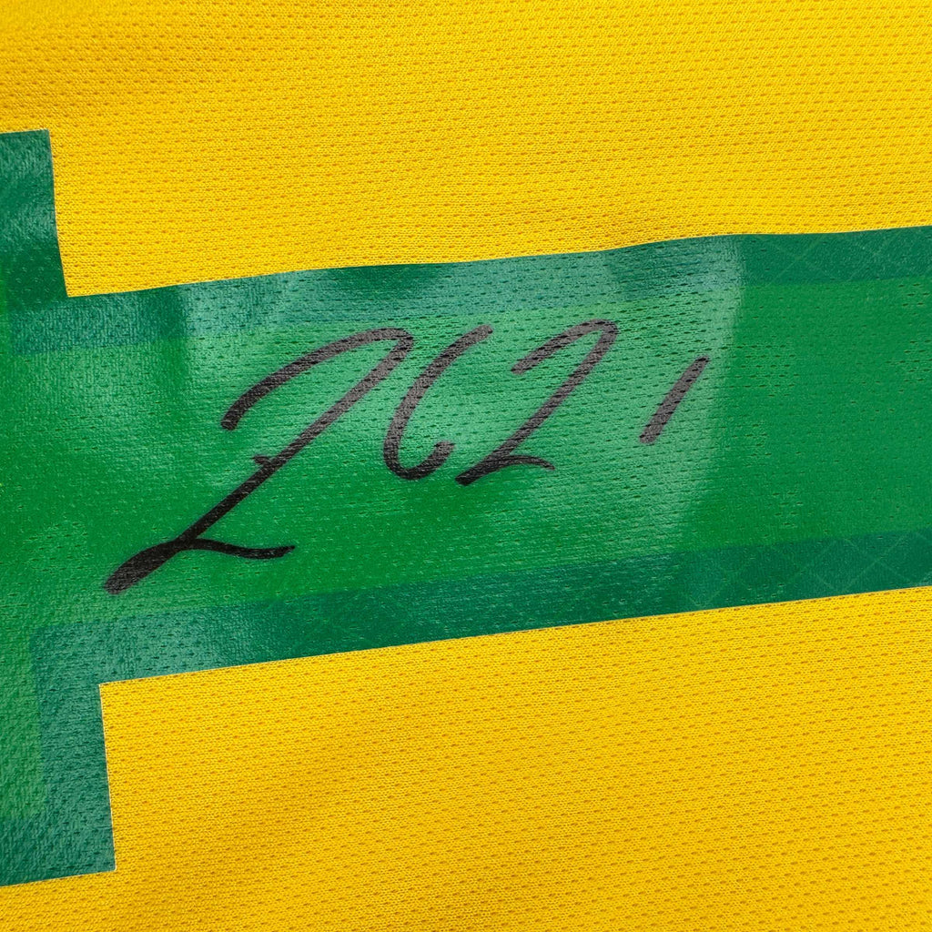 autographed-signed-rodrygo-silva-de-goes-brazil-yellow-soccer-world-cup-jersey-beckett-bas-coa