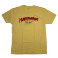 autographed-signed-hulk-hogan-hulkamania-yellow-wwe-wrestling-shirt-t-shirt-beckett-bas-coa