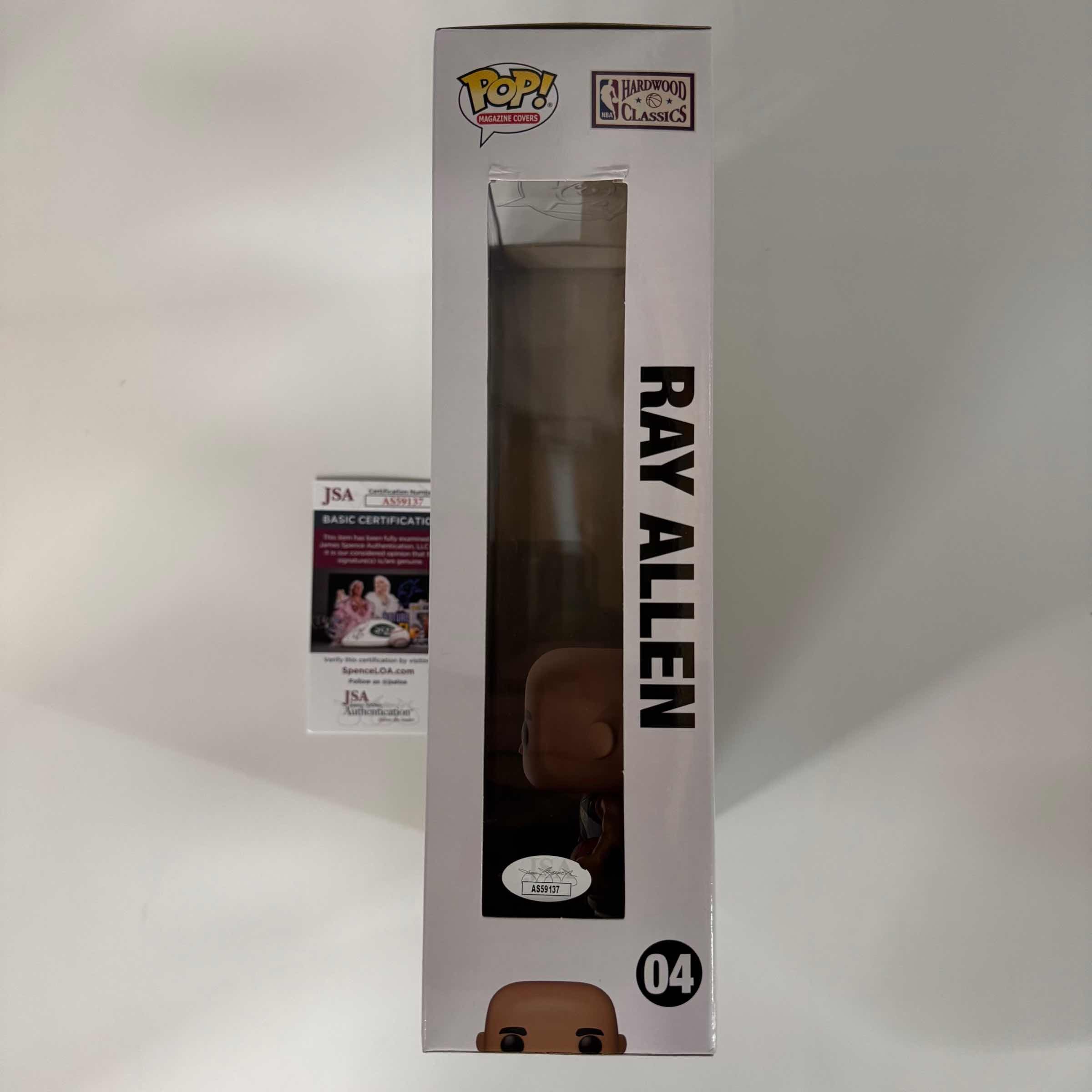 autographed-signed-ray-allen-seattle-supersonics-basketball-slam-magazine-cover-funko-pop-04-figurine-jsa-coa