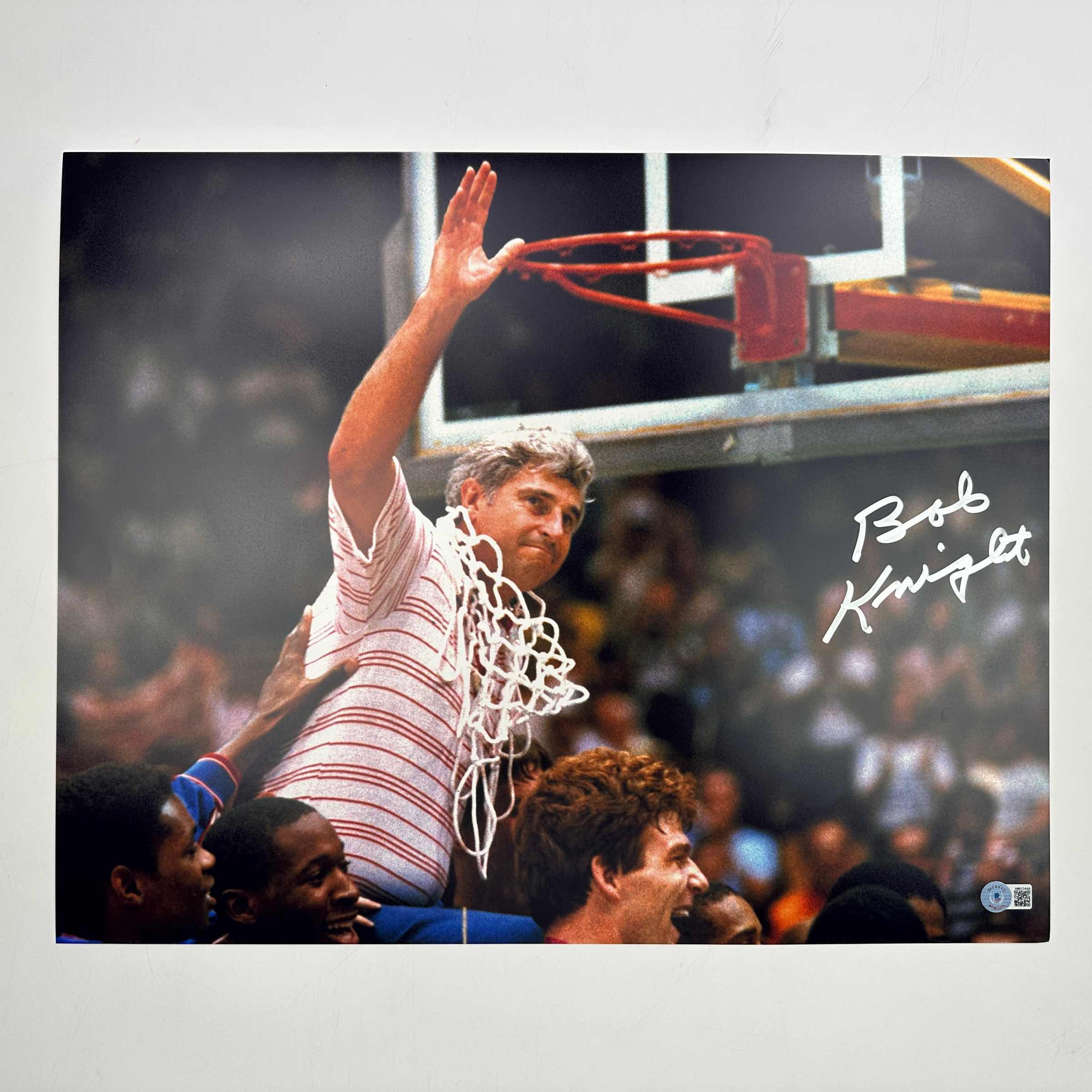 autographed-signed-bobby-bob-knight-net-indiana-hoosiers-16x20-college-basketball-photo-beckett-bas-coa