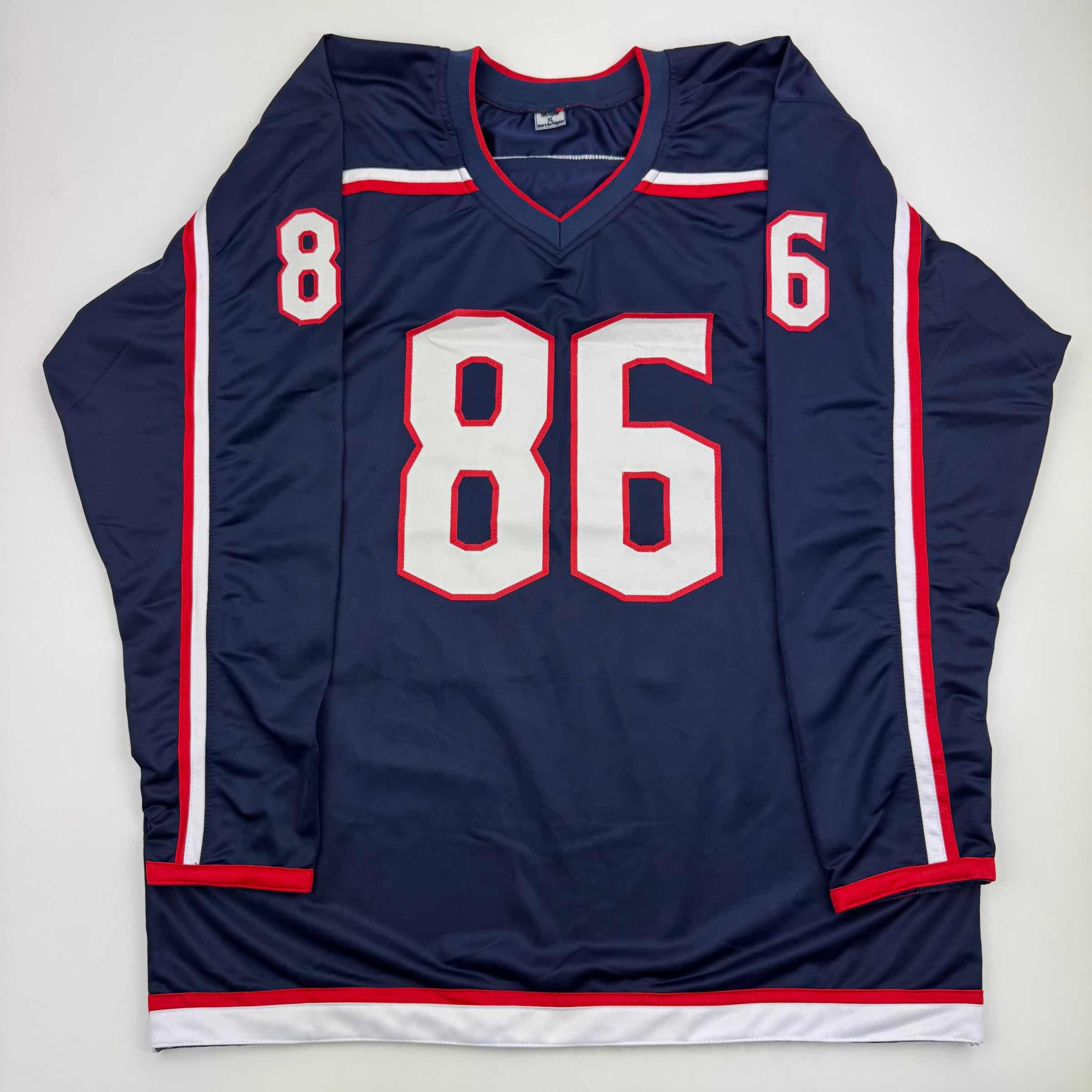 autographed-signed-kirill-marchenko-columbus-blue-hockey-jersey-jsa-coa