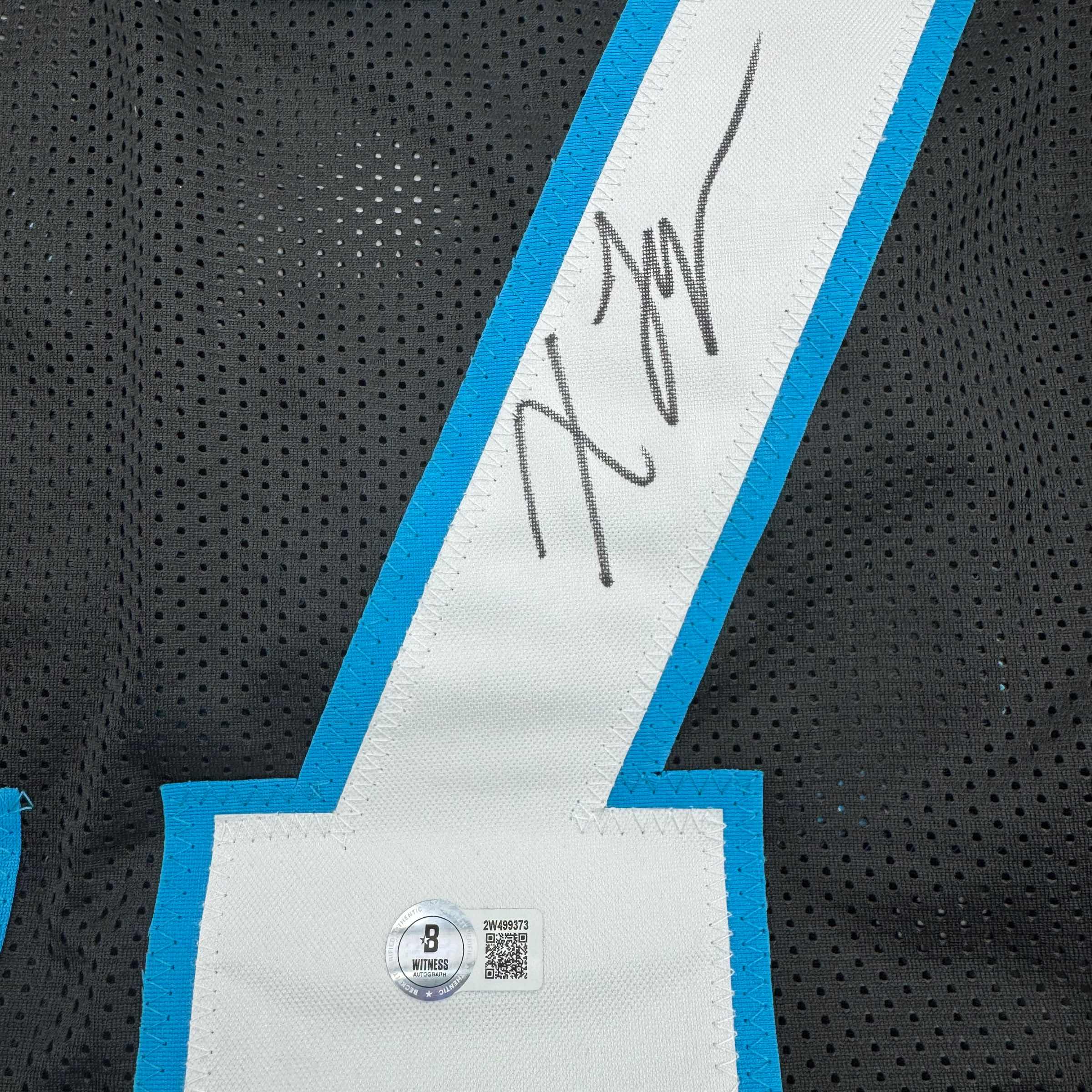 autographed-signed-xavier-legette-carolina-black-football-jersey-beckett-bas-coa