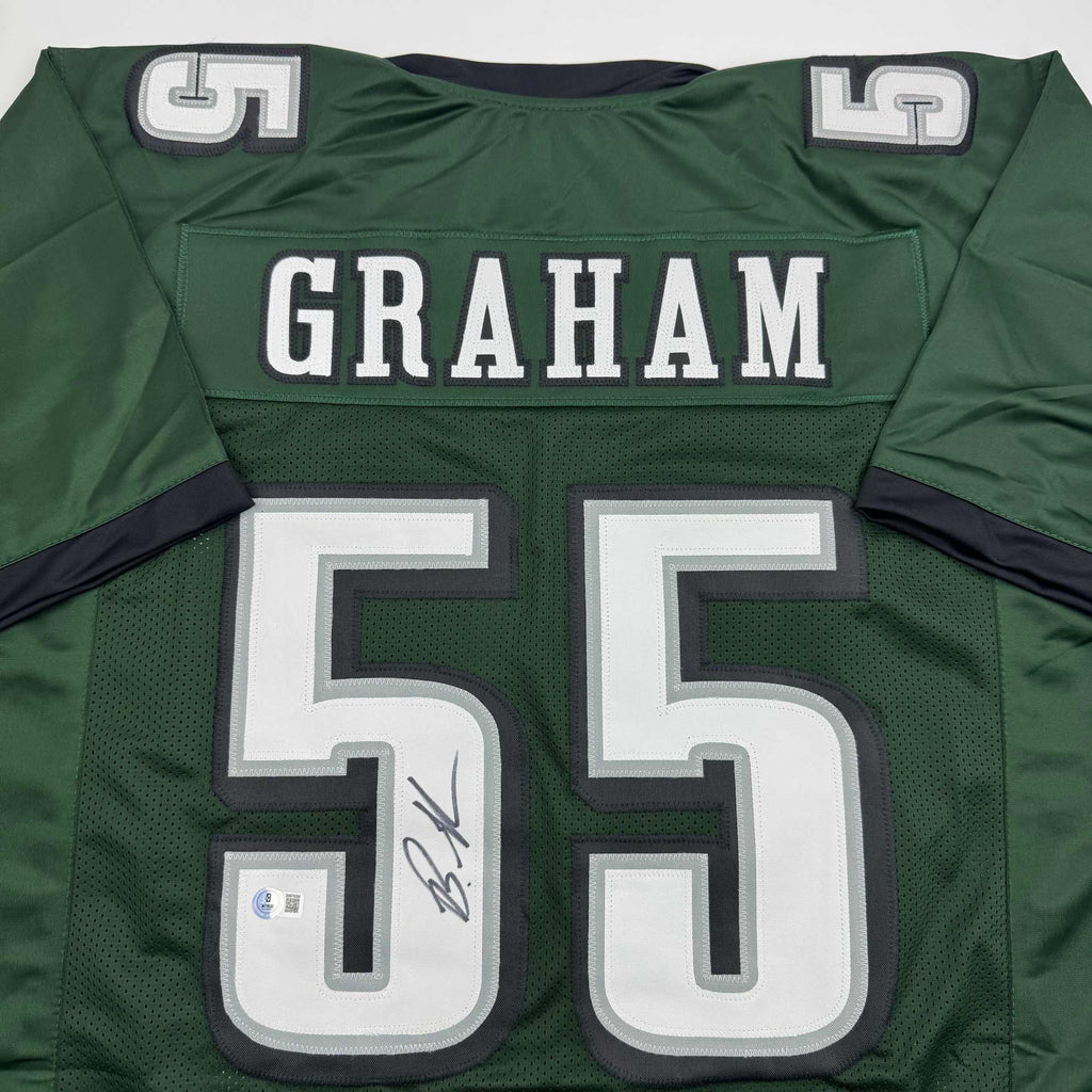 autographed-signed-brandon-graham-philadelphia-green-football-jersey-beckett-bas-coa