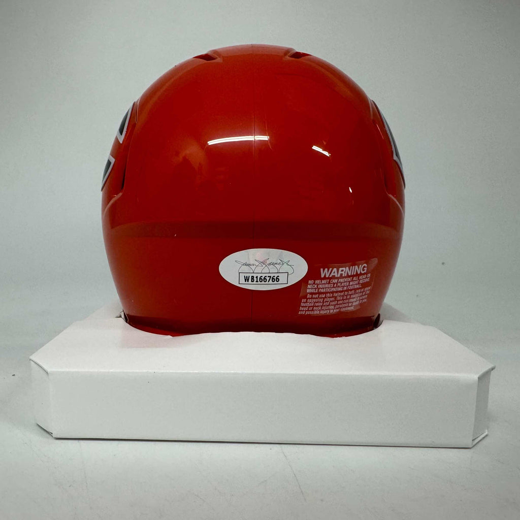 autographed-signed-montez-sweat-chicago-bears-orange-alternate-mini-football-helmet-beckett-bas-coa
