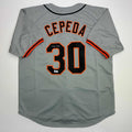 autographed-signed-orlando-cepeda-san-francisco-grey-baseball-jersey-beckett-bas-coa