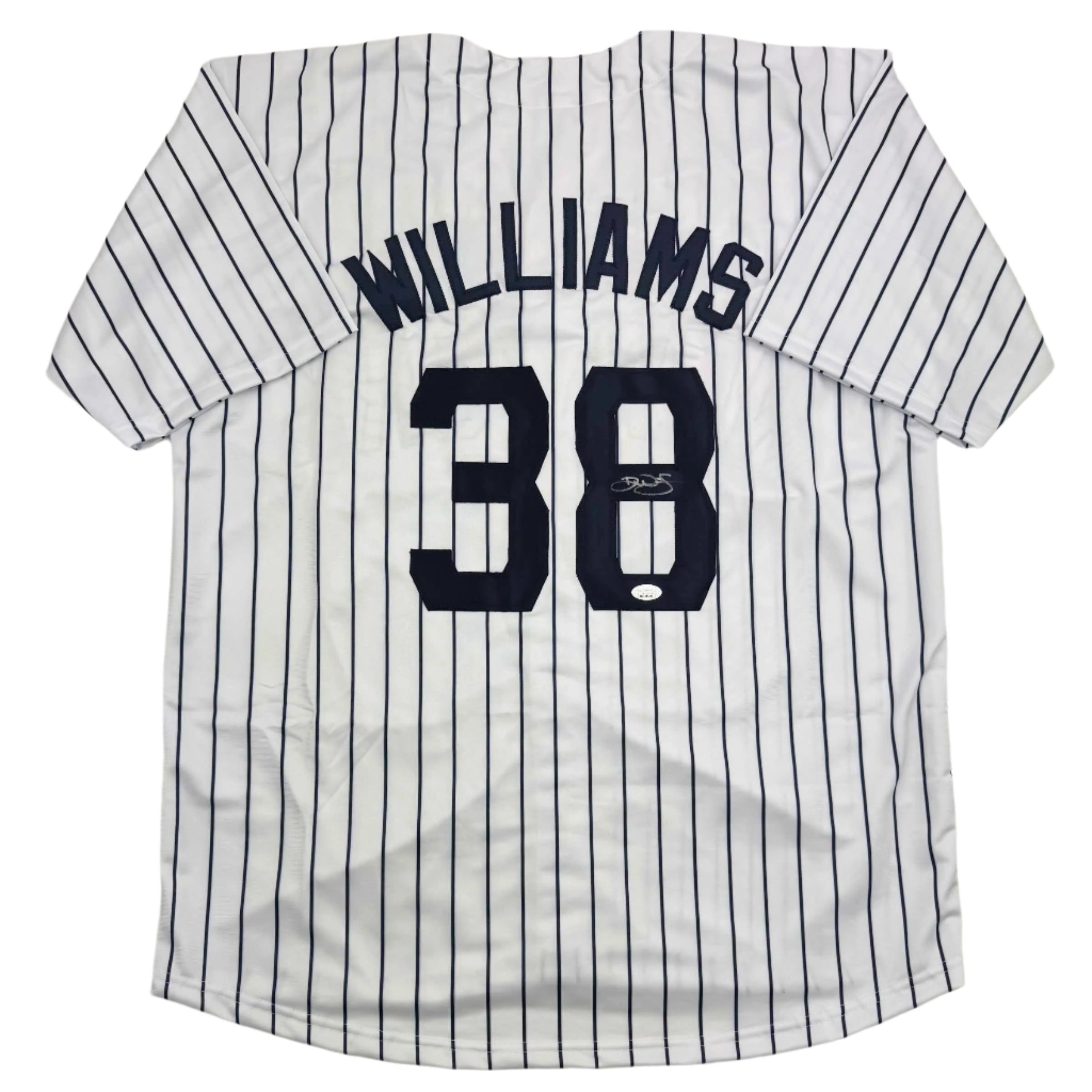 autographed-signed-devin-williams-new-york-pinstripe-baseball-jersey-jsa-coa