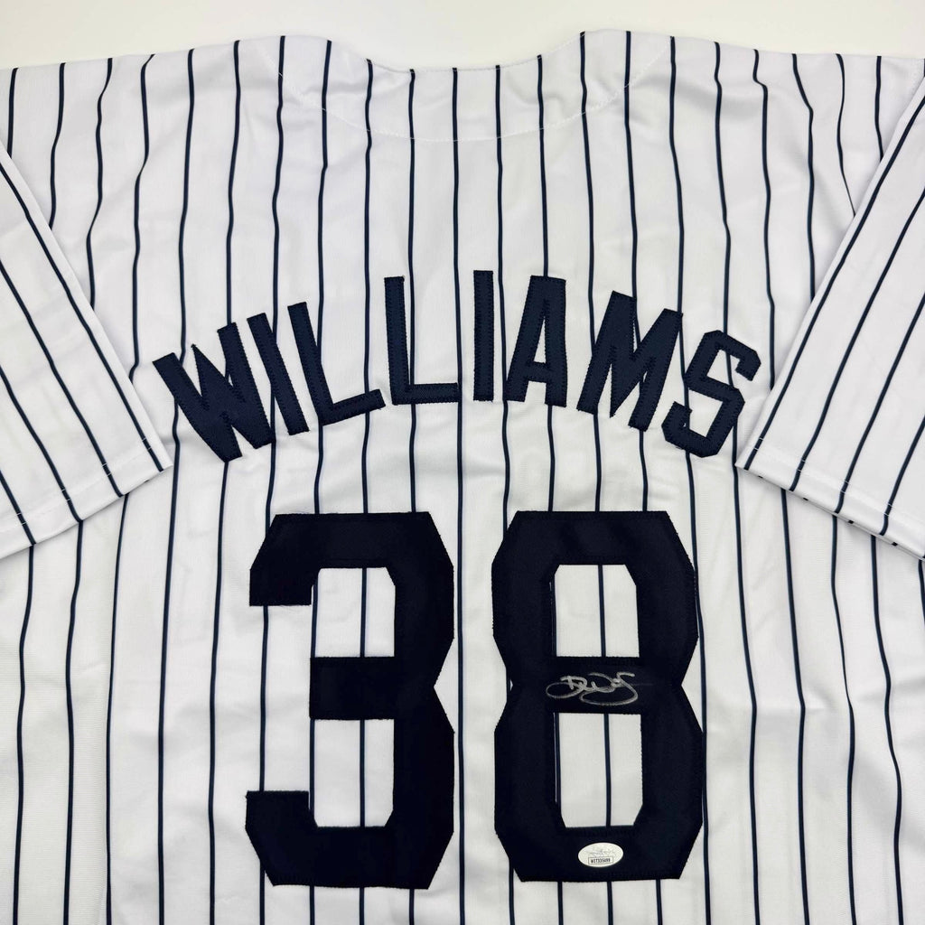 autographed-signed-devin-williams-new-york-pinstripe-baseball-jersey-jsa-coa