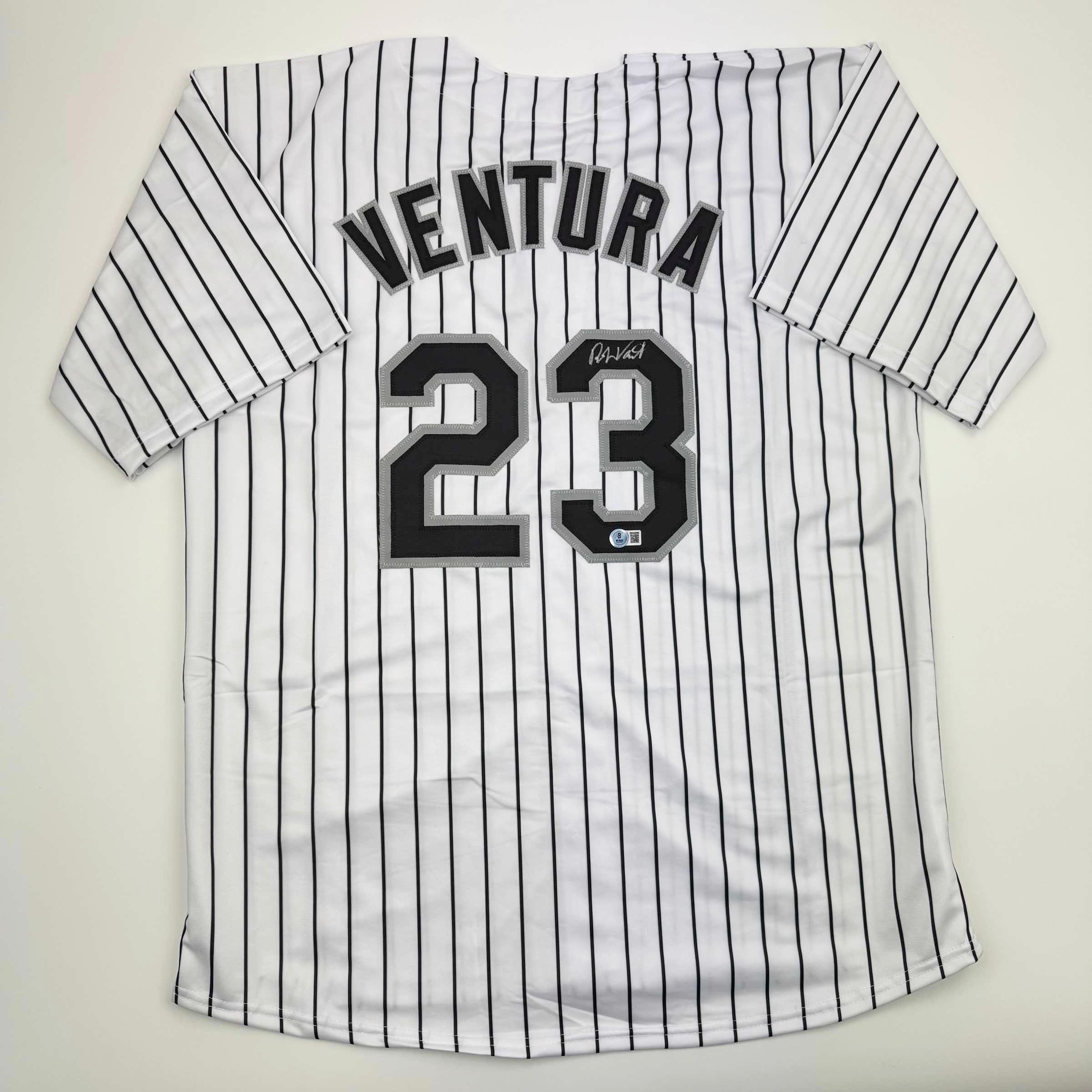 autographed-signed-robin-ventura-chicago-pinstripe-baseball-jersey-beckett-bas-coa