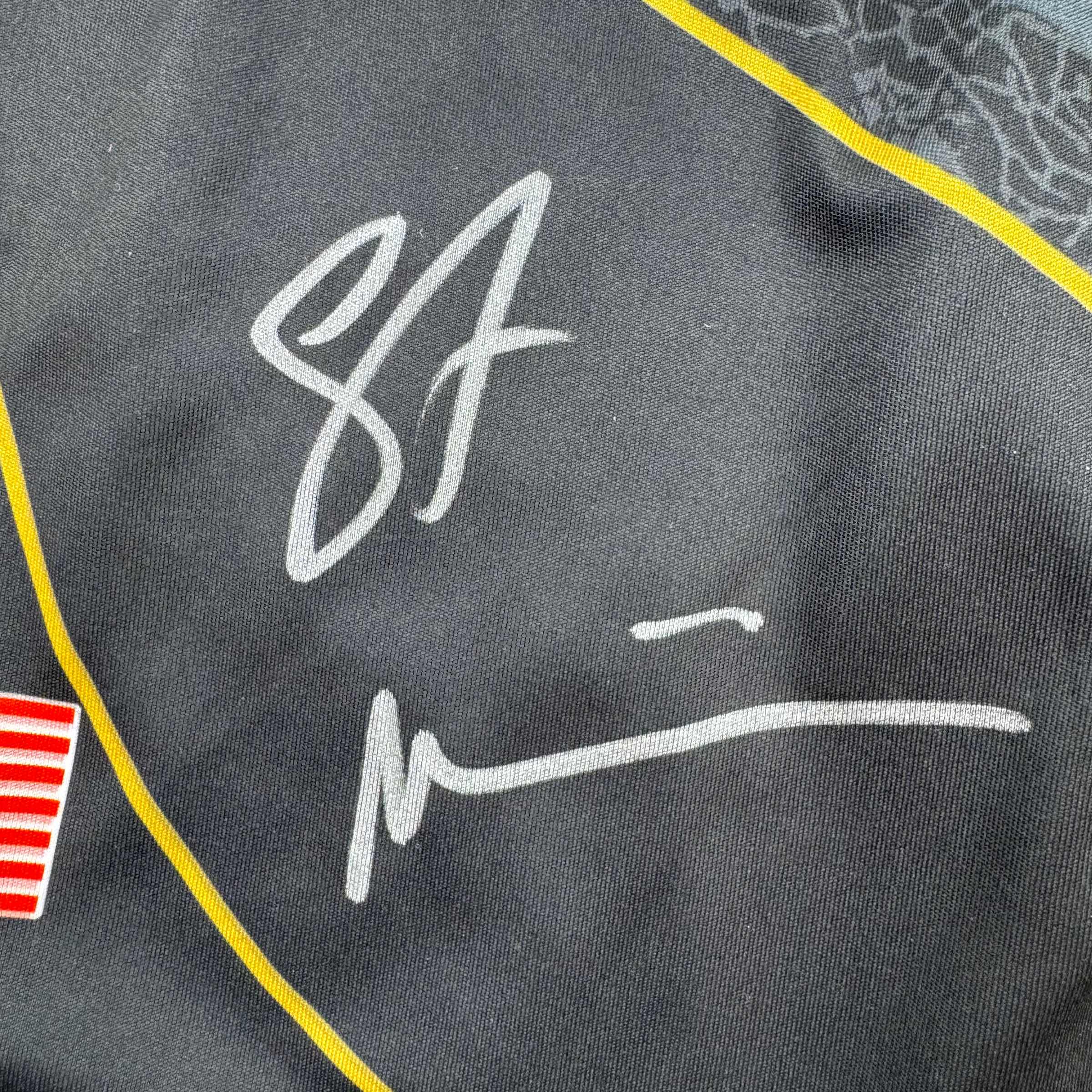 autographed-signed-stipe-miocic-black-and-gold-ufc-mma-trunks-shorts-ultimate-fighting-beckett-bas-coa