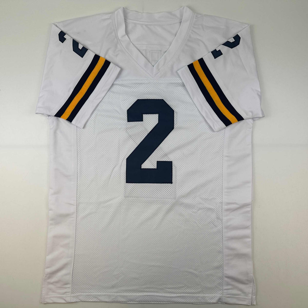 autographed-signed-blake-corum-michigan-white-college-football-jersey-beckett-bas-coa