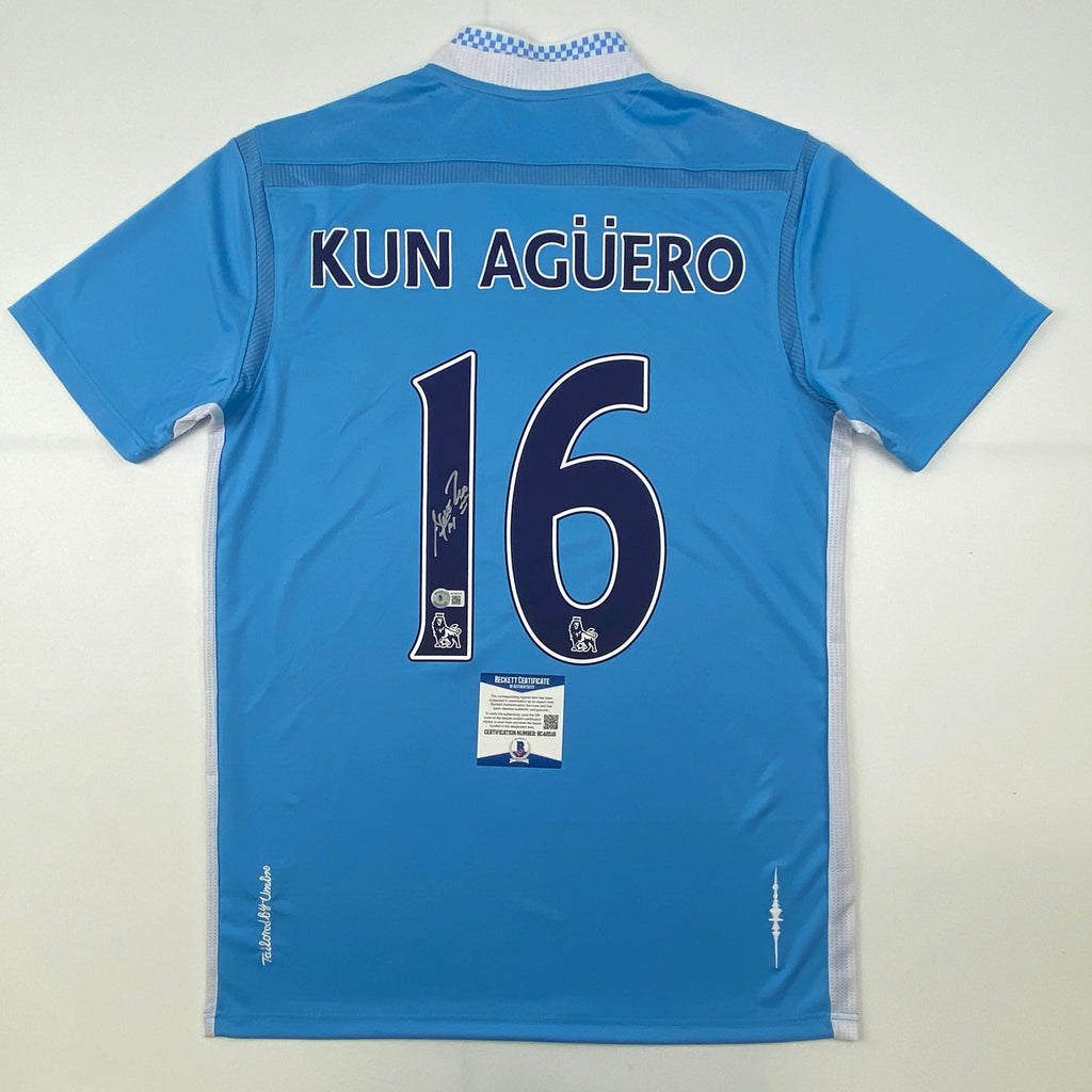 autographed-signed-sergio-kun-aguero-manchester-city-blue-soccer-futbol-jersey-beckett-bas-coa