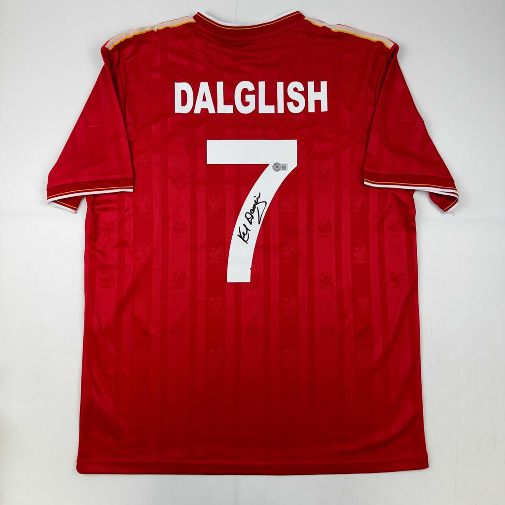 autographed-signed-kenny-dalglish-liverpool-red-crown-paints-soccer-jersey-beckett-bas-coa