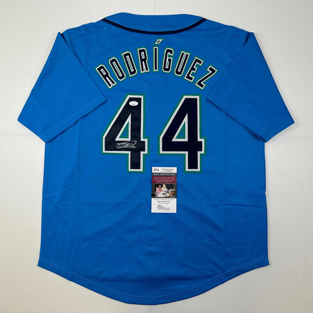 autographed-signed-julio-rodriguez-seattle-light-blue-baseball-jersey-jsa-coa