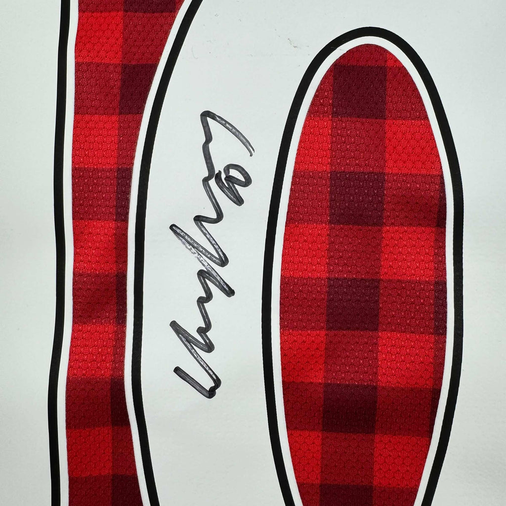 autographed-signed-wayne-rooney-manchester-united-red-checkered-soccer-jersey-beckett-bas-coa