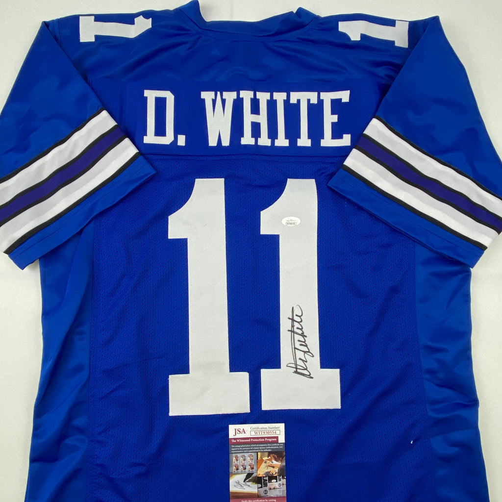 autographed-signed-danny-white-dallas-retro-blue-football-jersey-jsa-coa