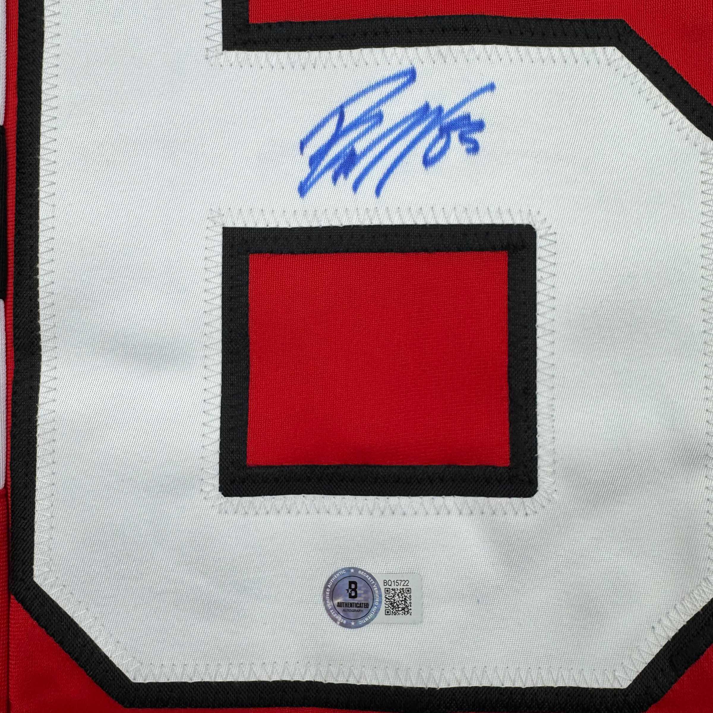 autographed-signed-jesper-bratt-new-jersey-red-hockey-jersey-beckett-bas-coa