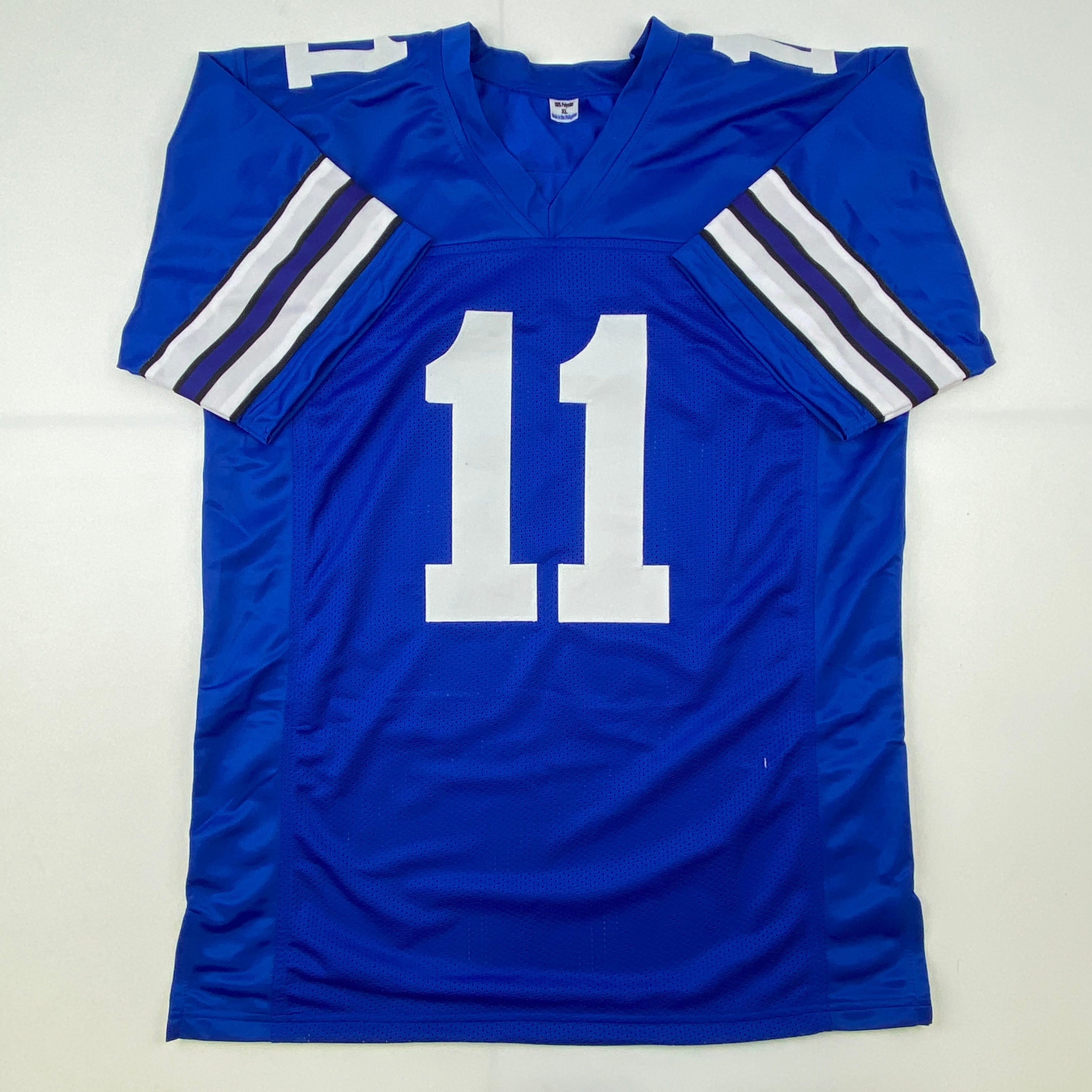 autographed-signed-danny-white-dallas-retro-blue-football-jersey-jsa-coa