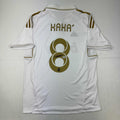 autographed-signed-ricardo-kaka-real-madrid-white-gold-retro-soccer-futbol-jersey-beckett-bas-coa