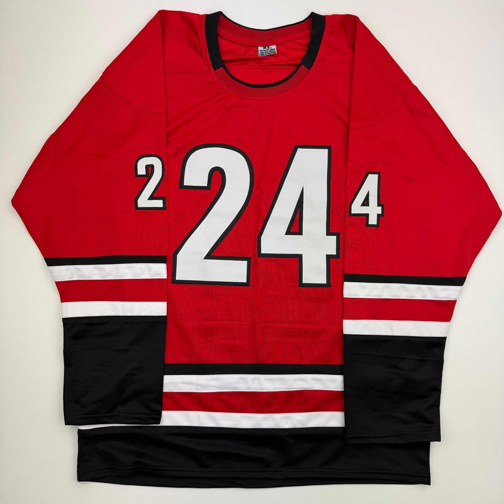 autographed-signed-seth-jarvis-carolina-red-hockey-jersey-beckett-bas-coa