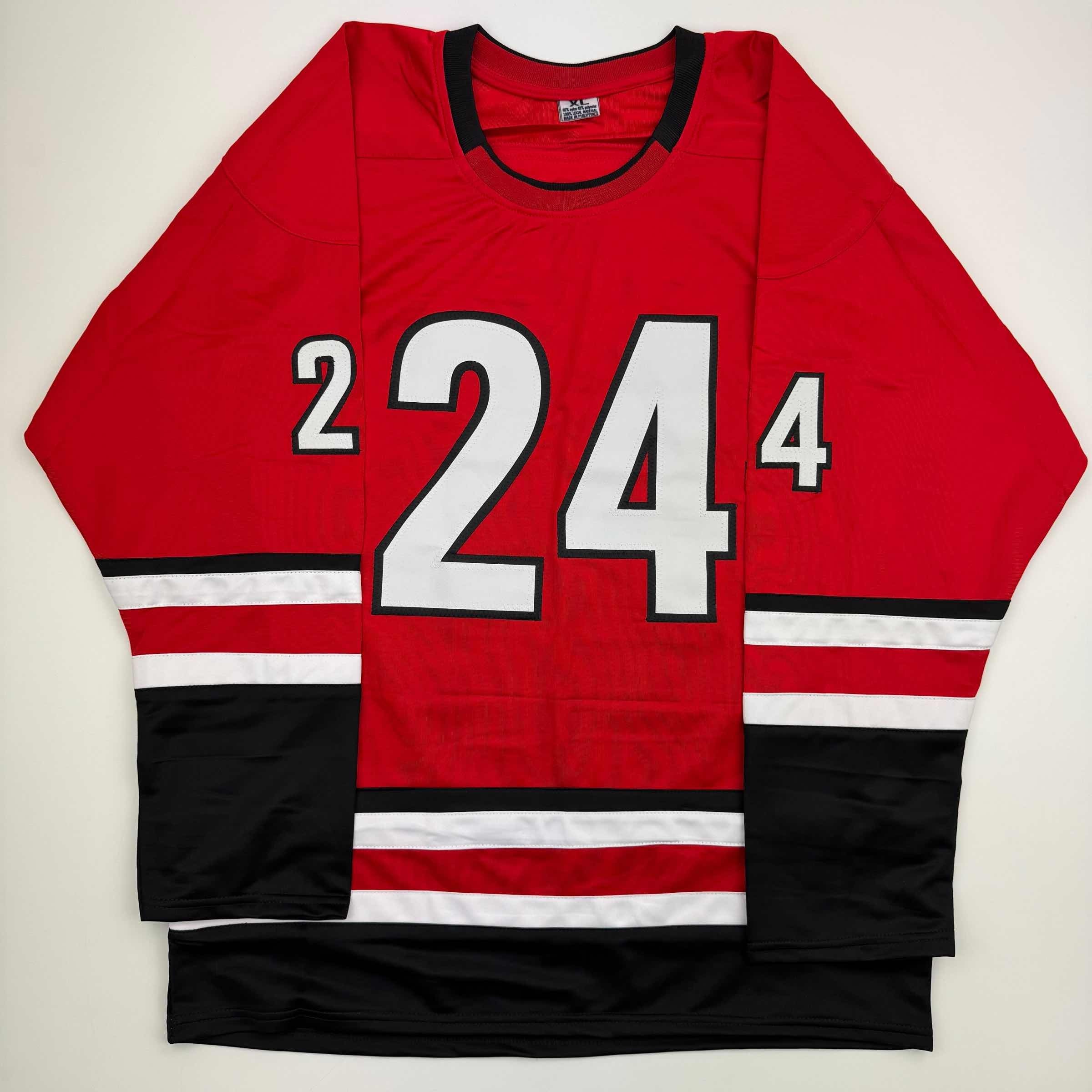 autographed-signed-seth-jarvis-carolina-red-hockey-jersey-beckett-bas-coa
