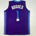 autographed-signed-muggsy-bogues-charlotte-purple-modern-basketball-jersey-beckett-bas-coa