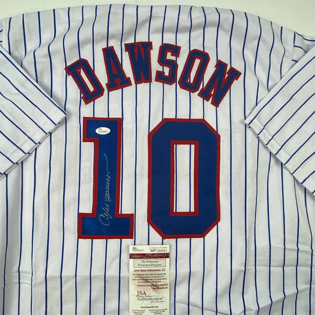 autographed-signed-andre-dawson-montreal-pinstripe-baseball-jersey-jsa-coa