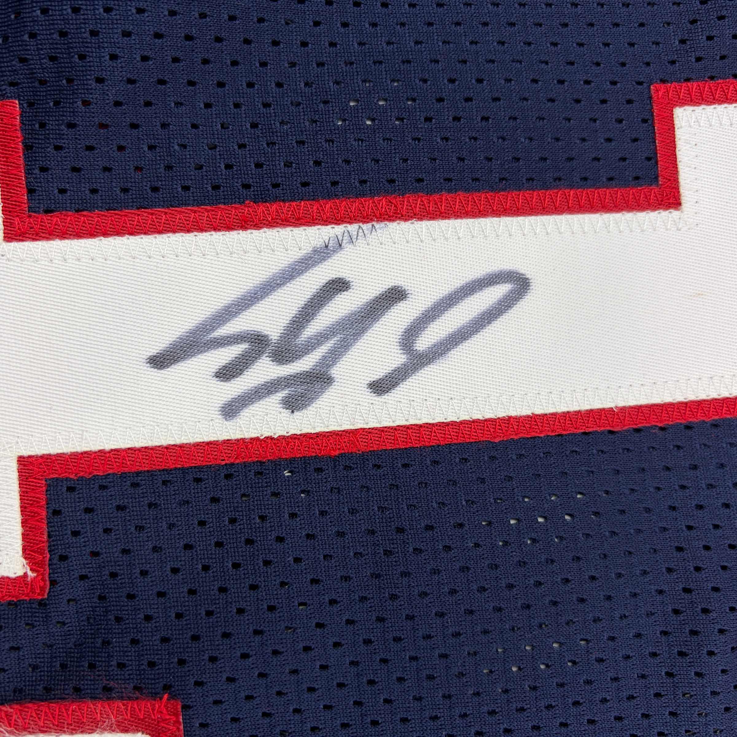 autographed-signed-shaquille-shaq-oneal-usa-united-states-blue-basketball-jersey-psa-dna-coa