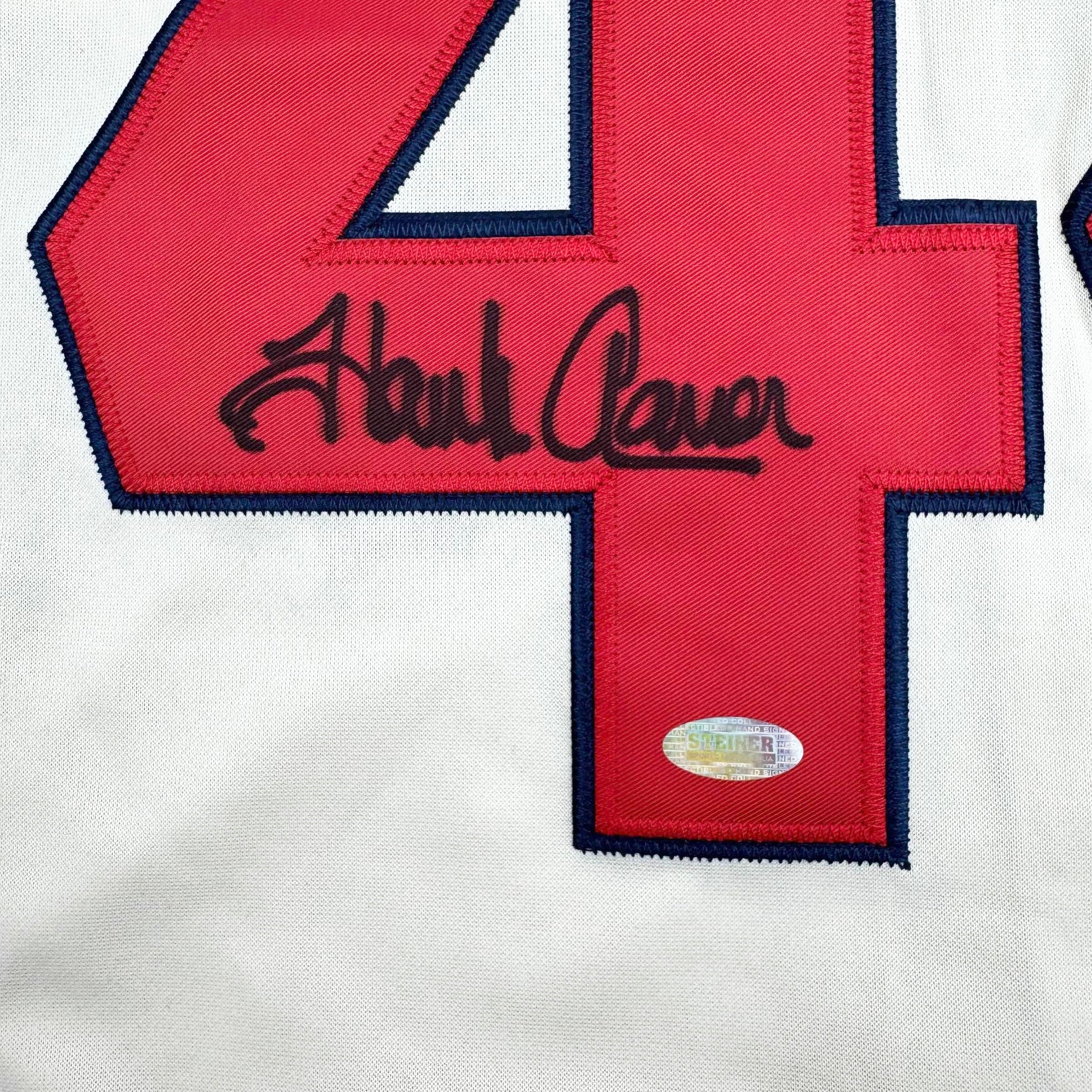 autographed-signed-hank-henry-aaron-atlanta-baseball-jersey-steiner-coa