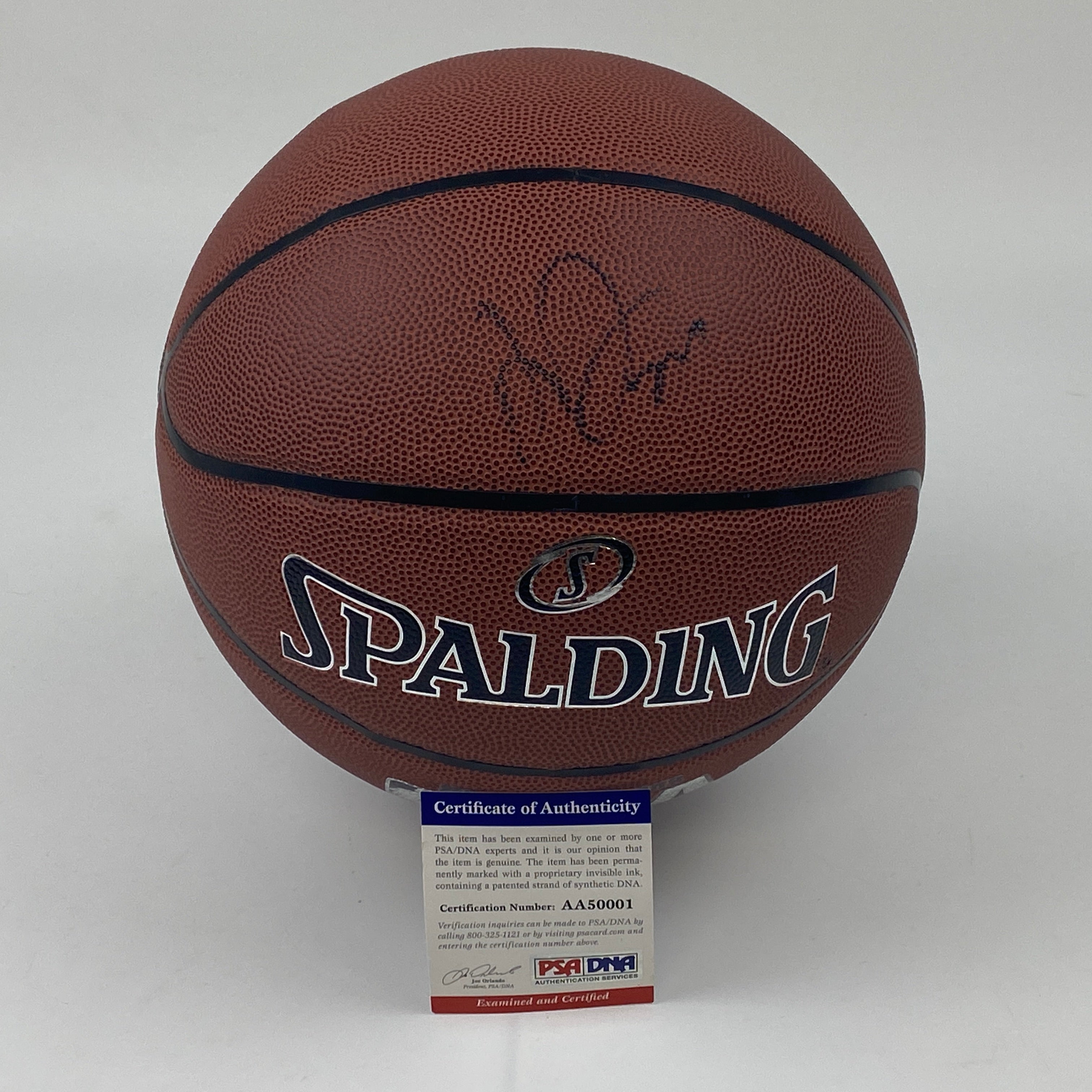 autographed-signed-anthony-davis-los-angeles-lakers-full-size-spalding-basketball-psa-dna-coa