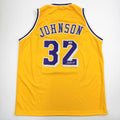 autographed-signed-earvin-magic-johnson-los-angeles-la-yellow-basketball-jersey-beckett-bas-coa