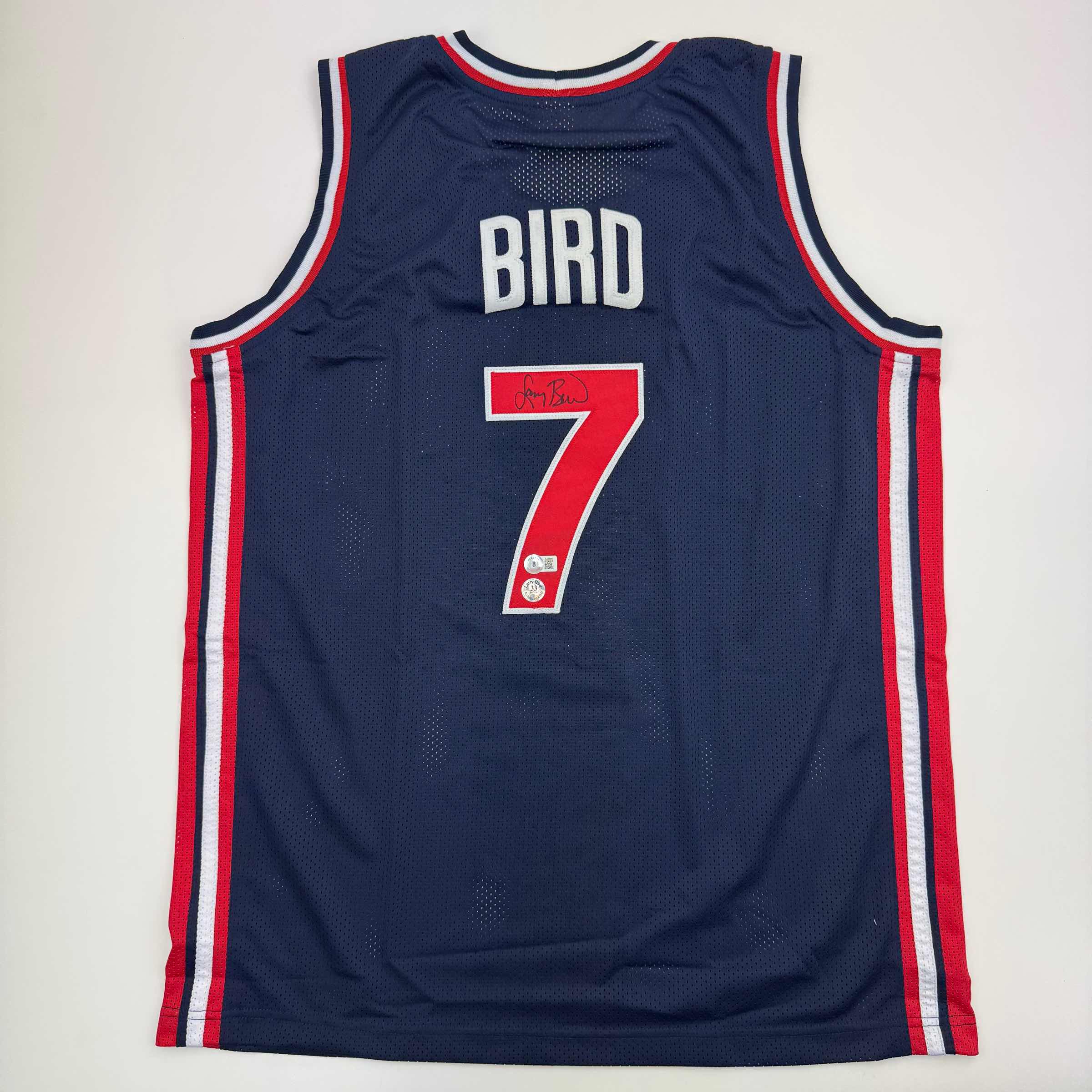 autographed-signed-larry-bird-united-states-usa-blue-1992-dream-team-basketball-jersey-beckett-bas-coa