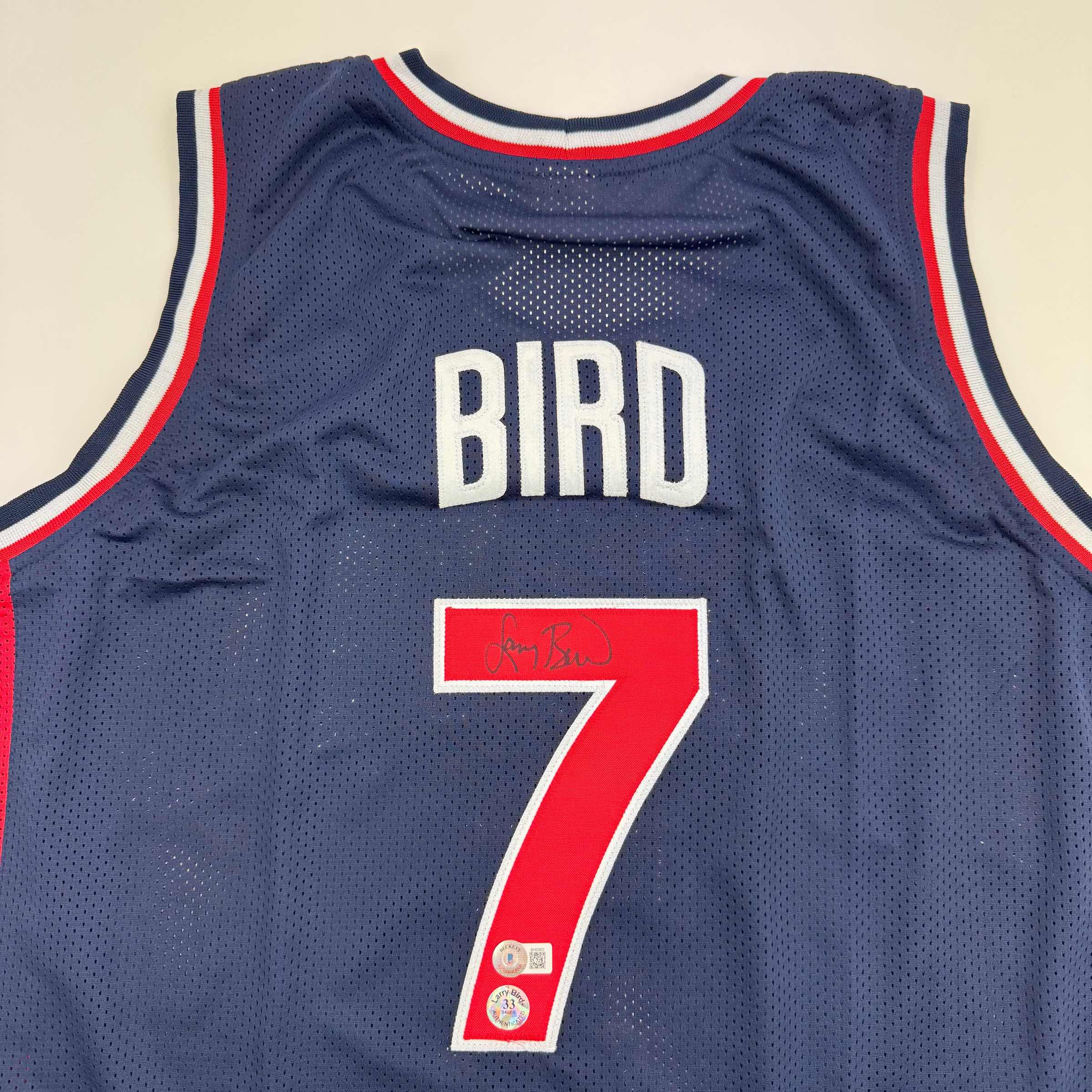 autographed-signed-larry-bird-united-states-usa-blue-1992-dream-team-basketball-jersey-beckett-bas-coa