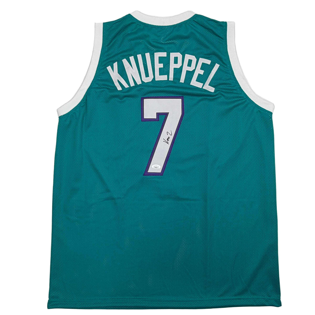 autographed-signed-kon-knueppel-charlotte-teal-basketball-jersey-jsa-coa