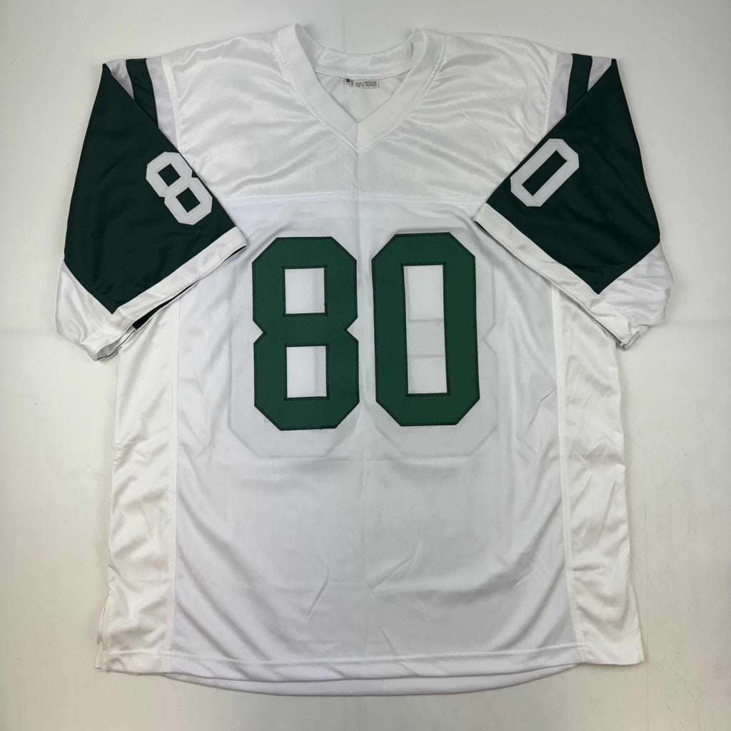 autographed-signed-wayne-chrebet-new-york-white-football-jersey-jsa-coa