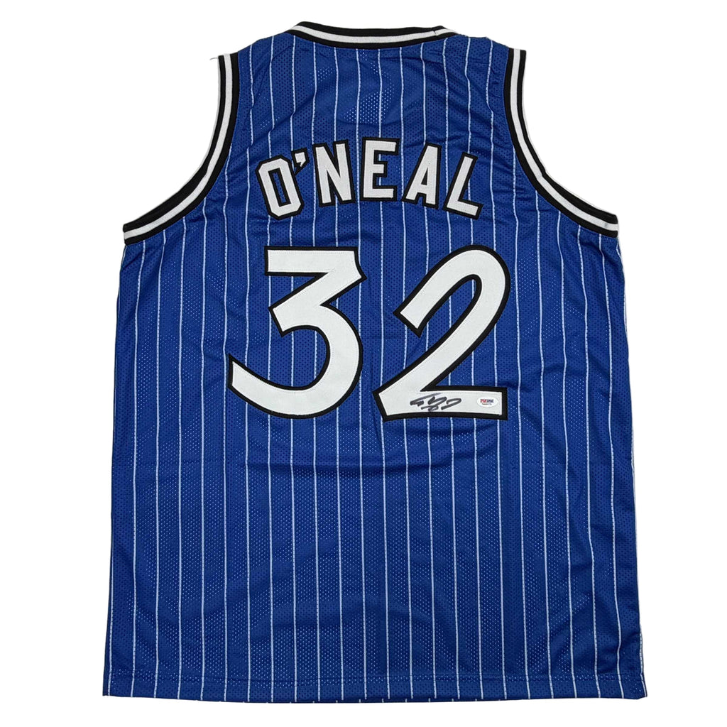 autographed-signed-shaquille-shaq-oneal-orlando-blue-pinstripe-basketball-jersey-psa-dna-coa