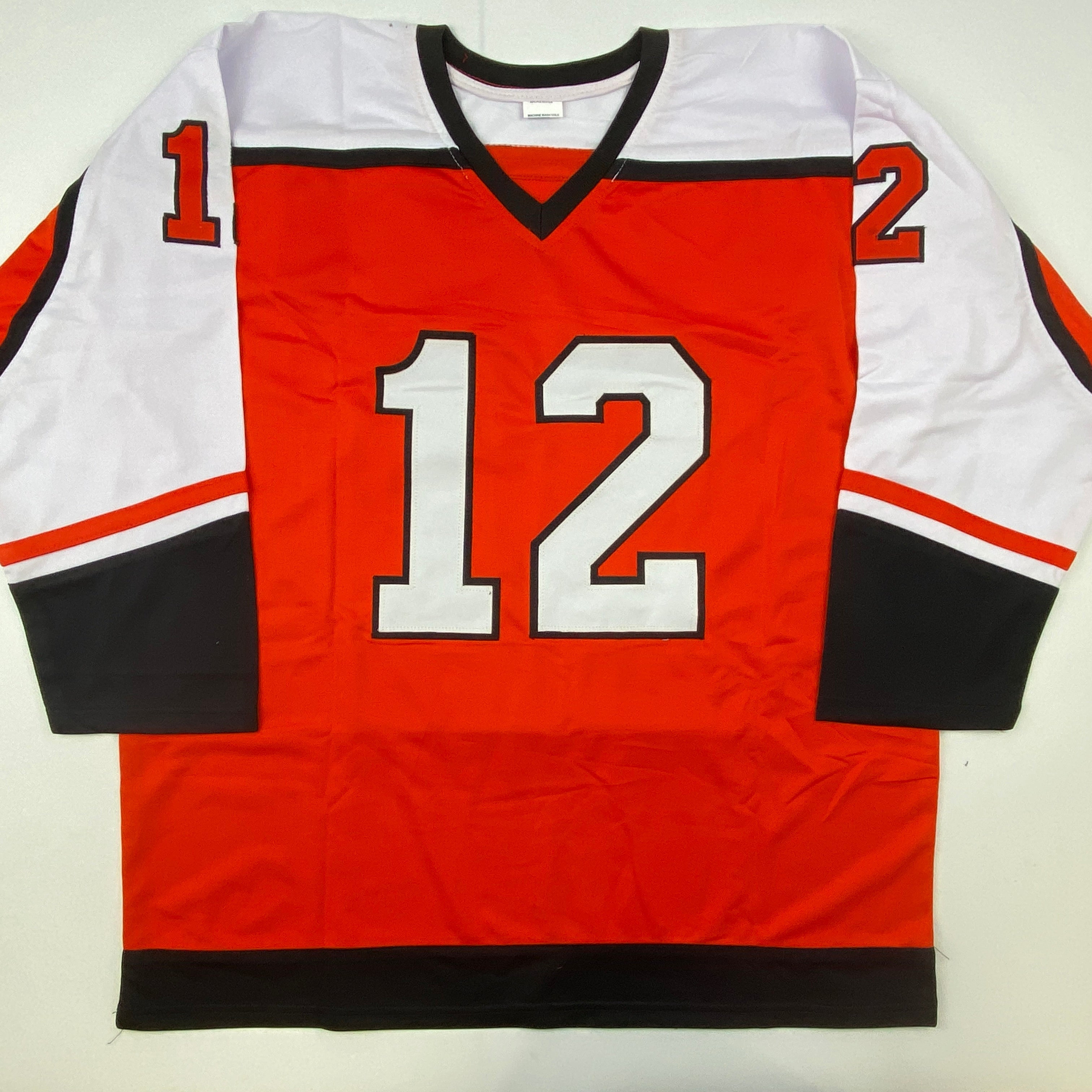 autographed-signed-tim-kerr-philadelphia-orange-hockey-jersey-jsa-coa