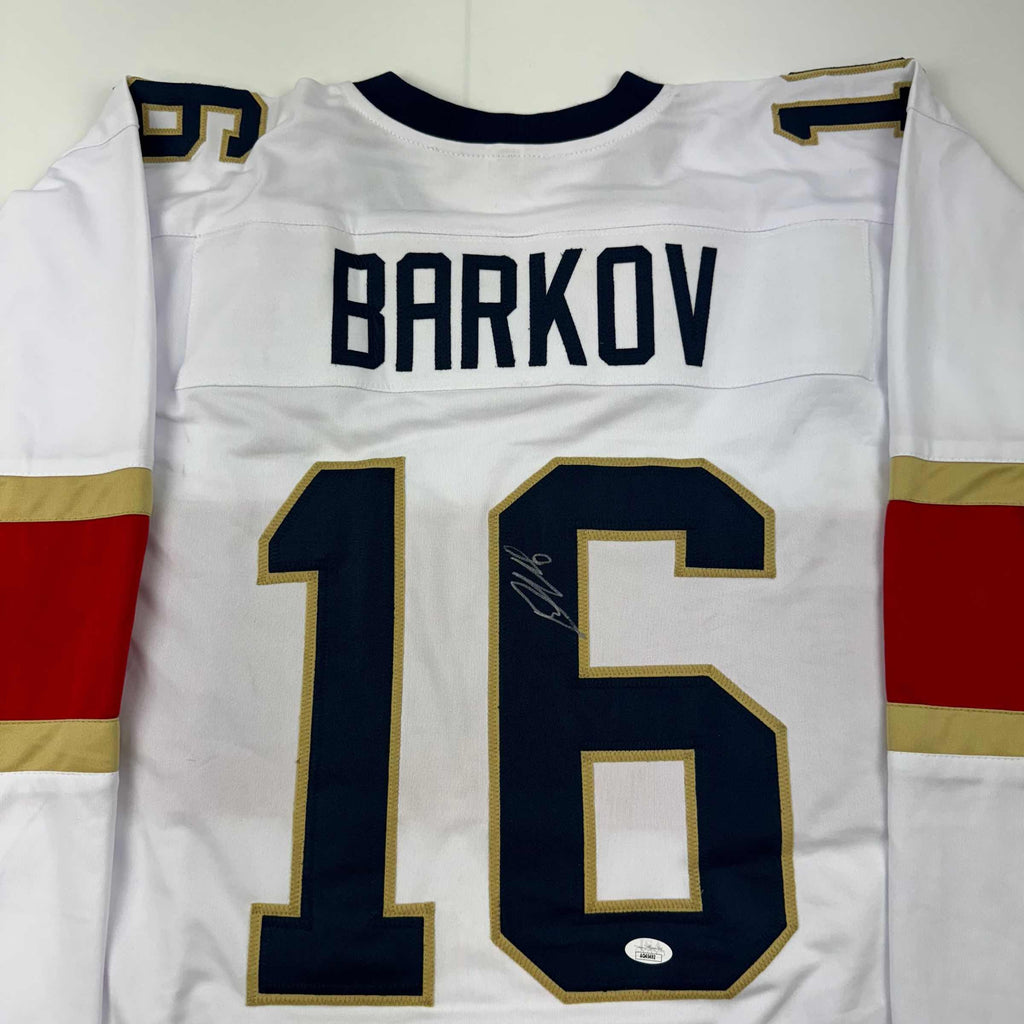 autographed-signed-aleksander-barkov-florida-white-hockey-jersey-jsa-coa