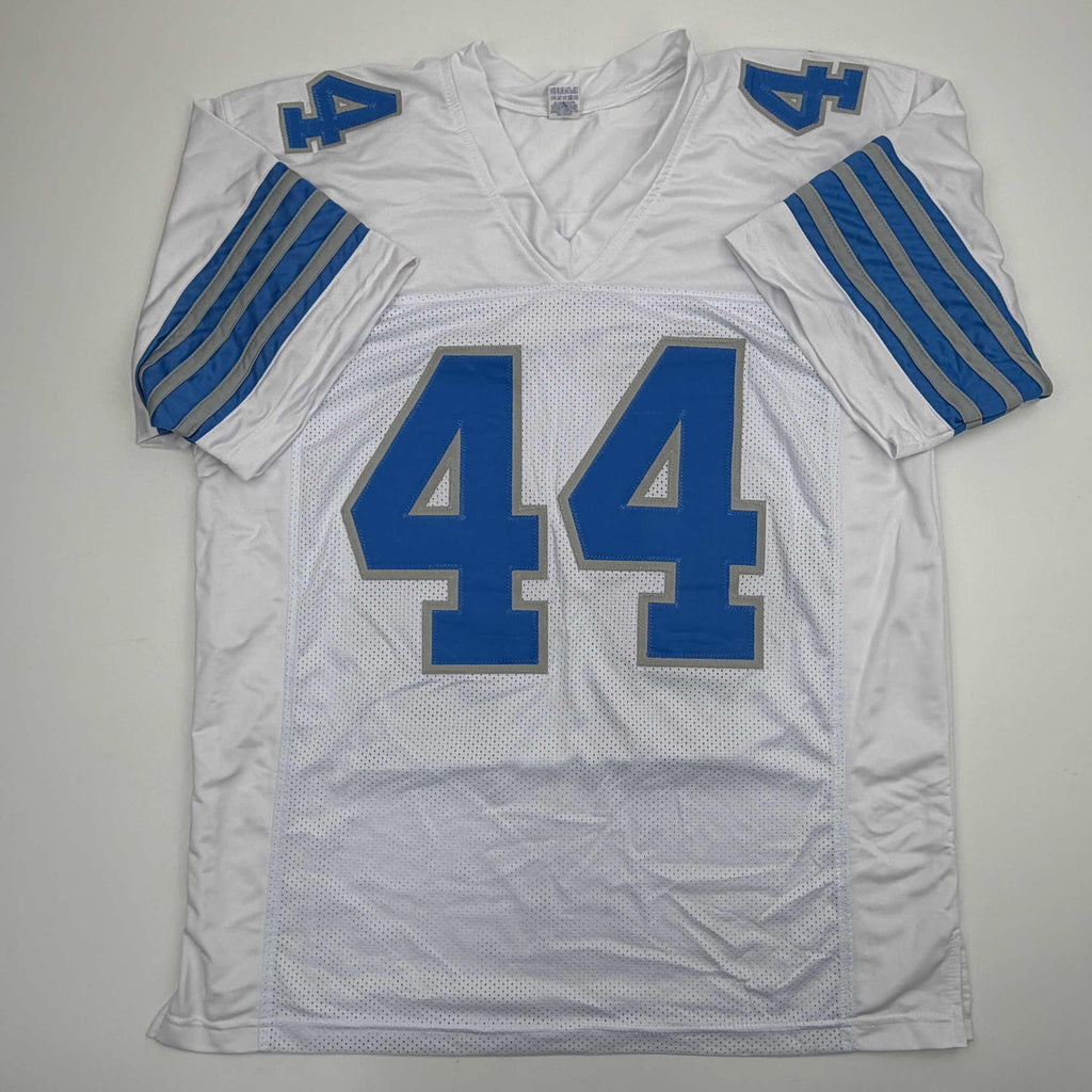 autographed-signed-malcolm-rodriguez-detroit-white-football-jersey-beckett-bas-coa