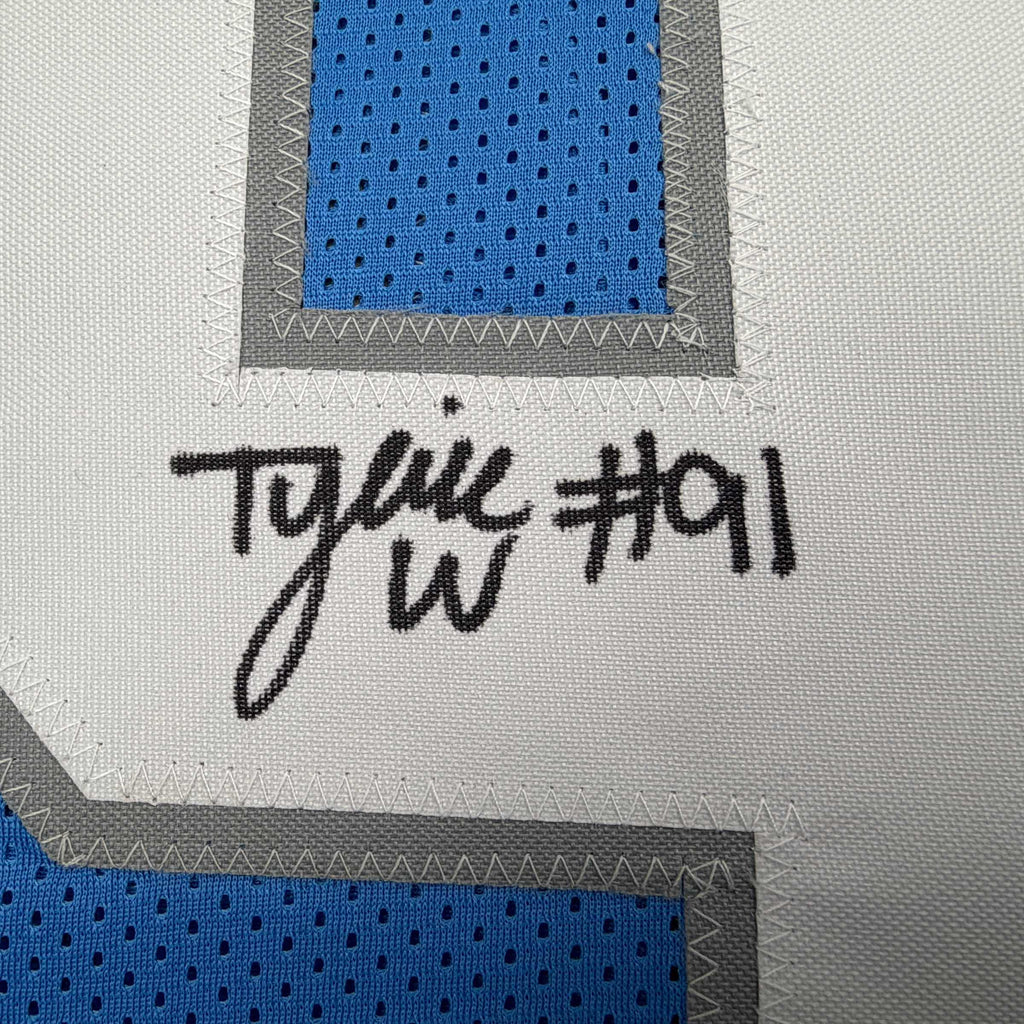 autographed-signed-tyleik-williams-detroit-blue-football-jersey-beckett-bas-coa