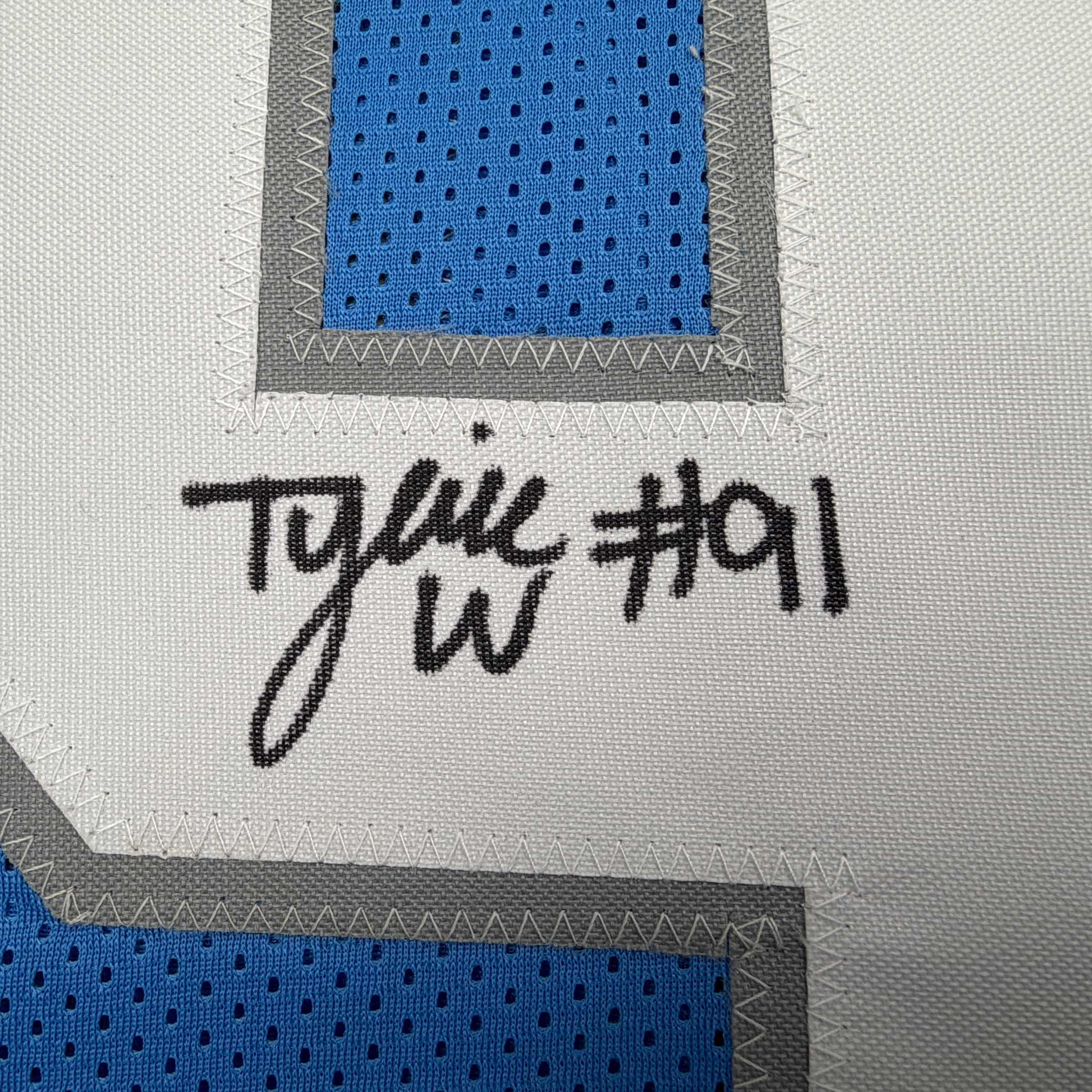 autographed-signed-tyleik-williams-detroit-blue-football-jersey-beckett-bas-coa