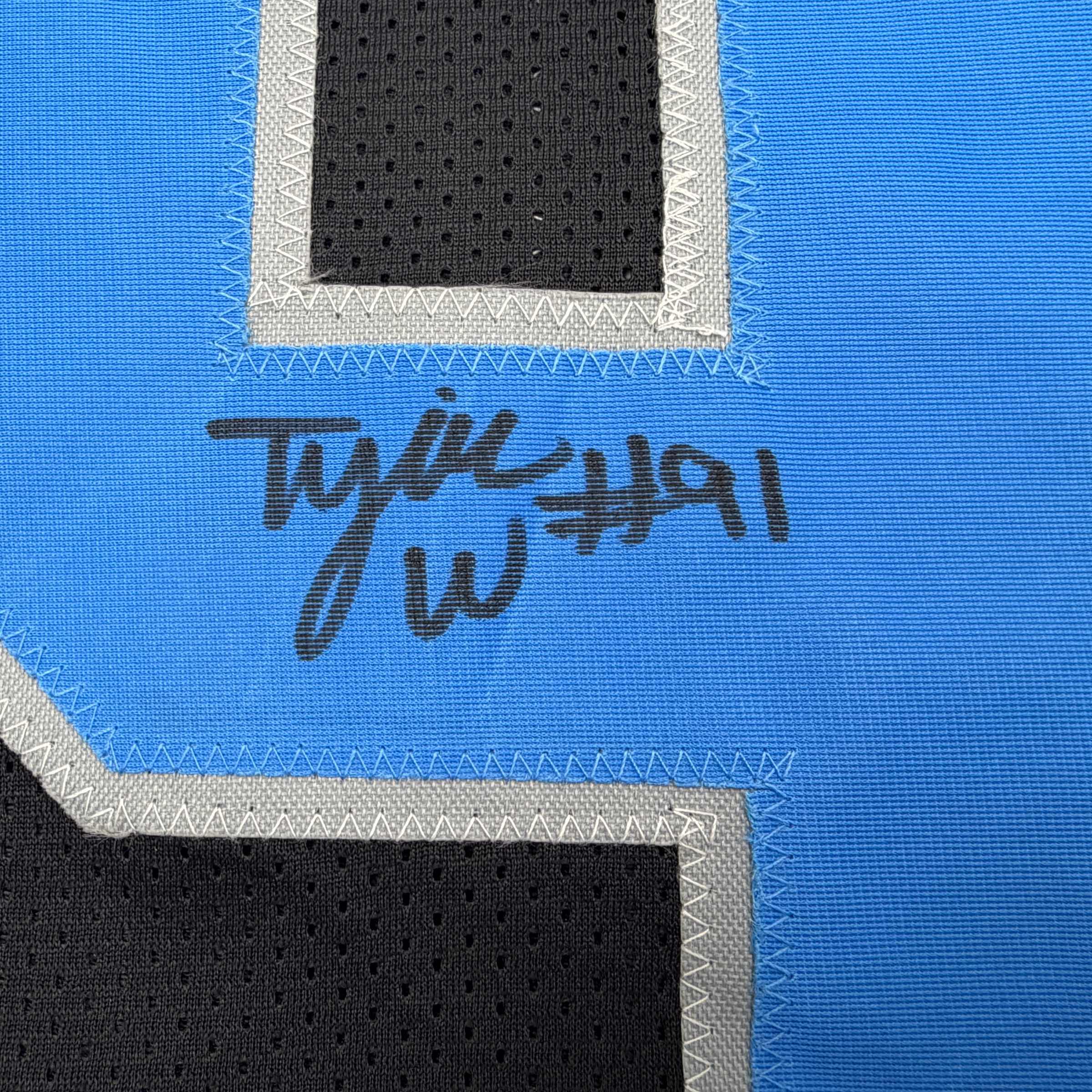 autographed-signed-tyleik-williams-detroit-black-football-jersey-beckett-bas-coa