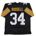 autographed-signed-andy-russell-pittsburgh-black-football-jersey-beckett-bas-coa