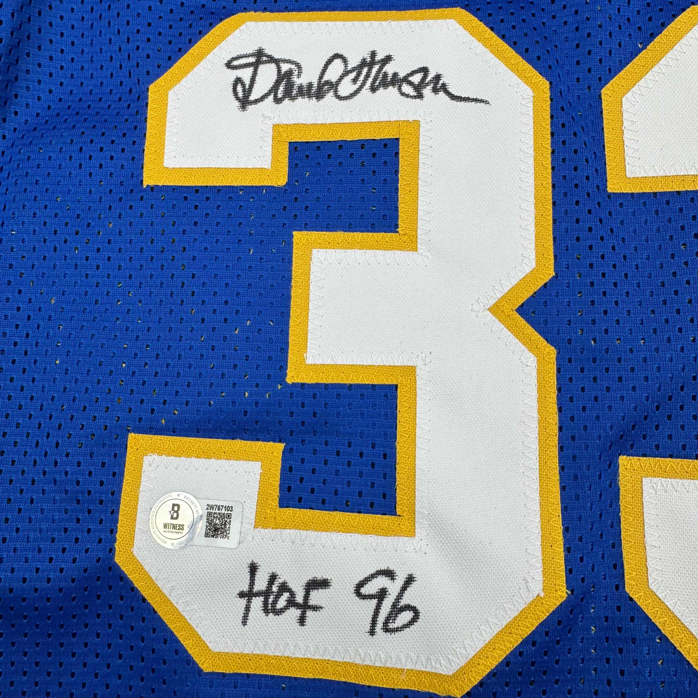 autographed-signed-david-thompson-hof-96-denver-blue-retro-rainbow-basketball-jersey-beckett-bas-coa