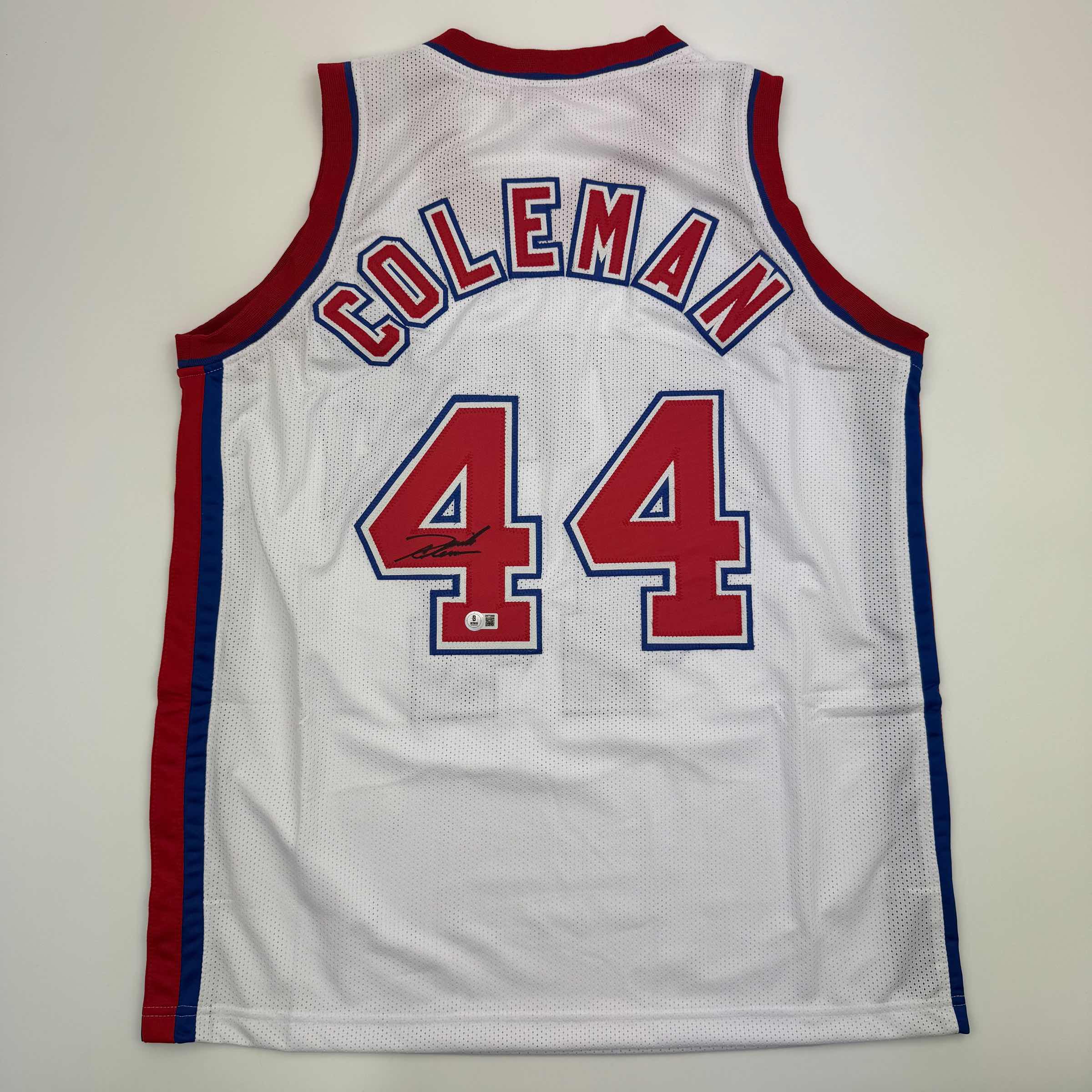 autographed-signed-derrick-coleman-new-jersey-nj-white-basketball-jersey-beckett-bas-coa