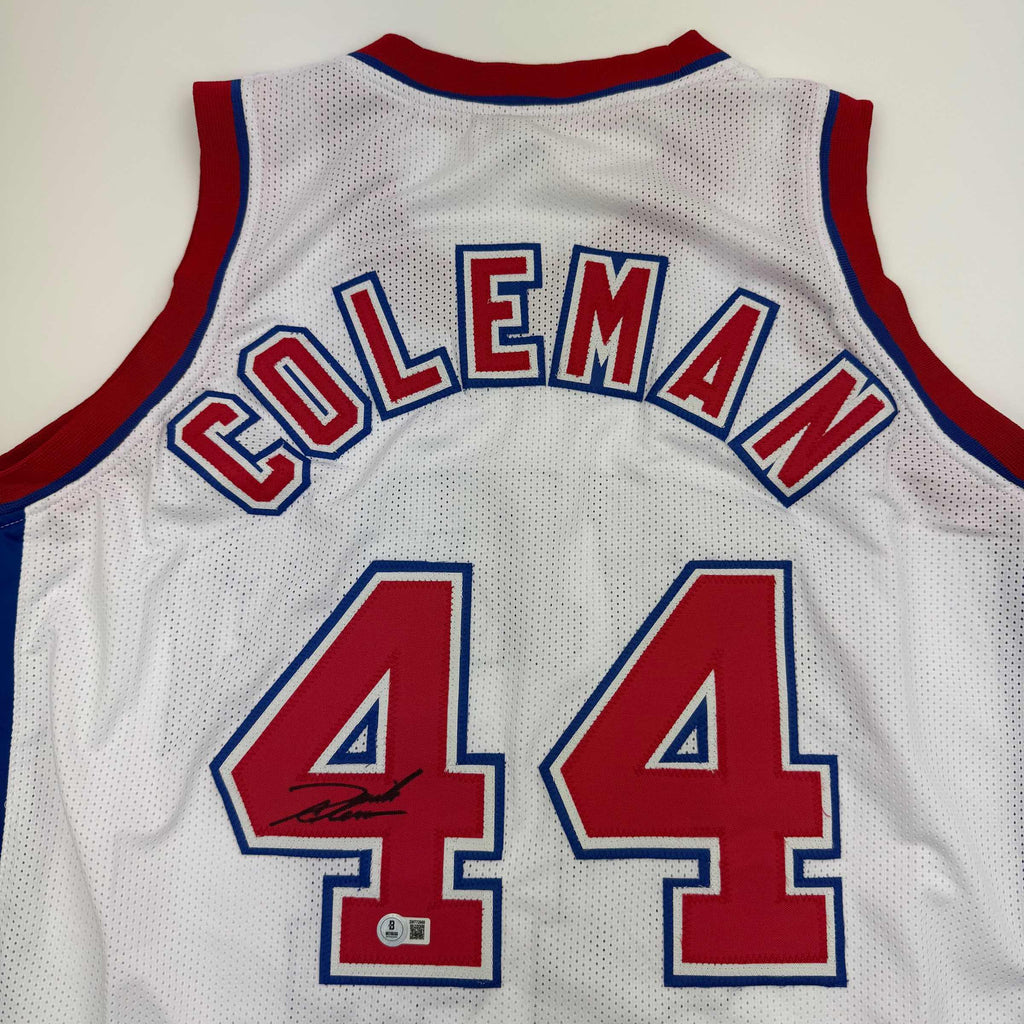 autographed-signed-derrick-coleman-new-jersey-nj-white-basketball-jersey-beckett-bas-coa