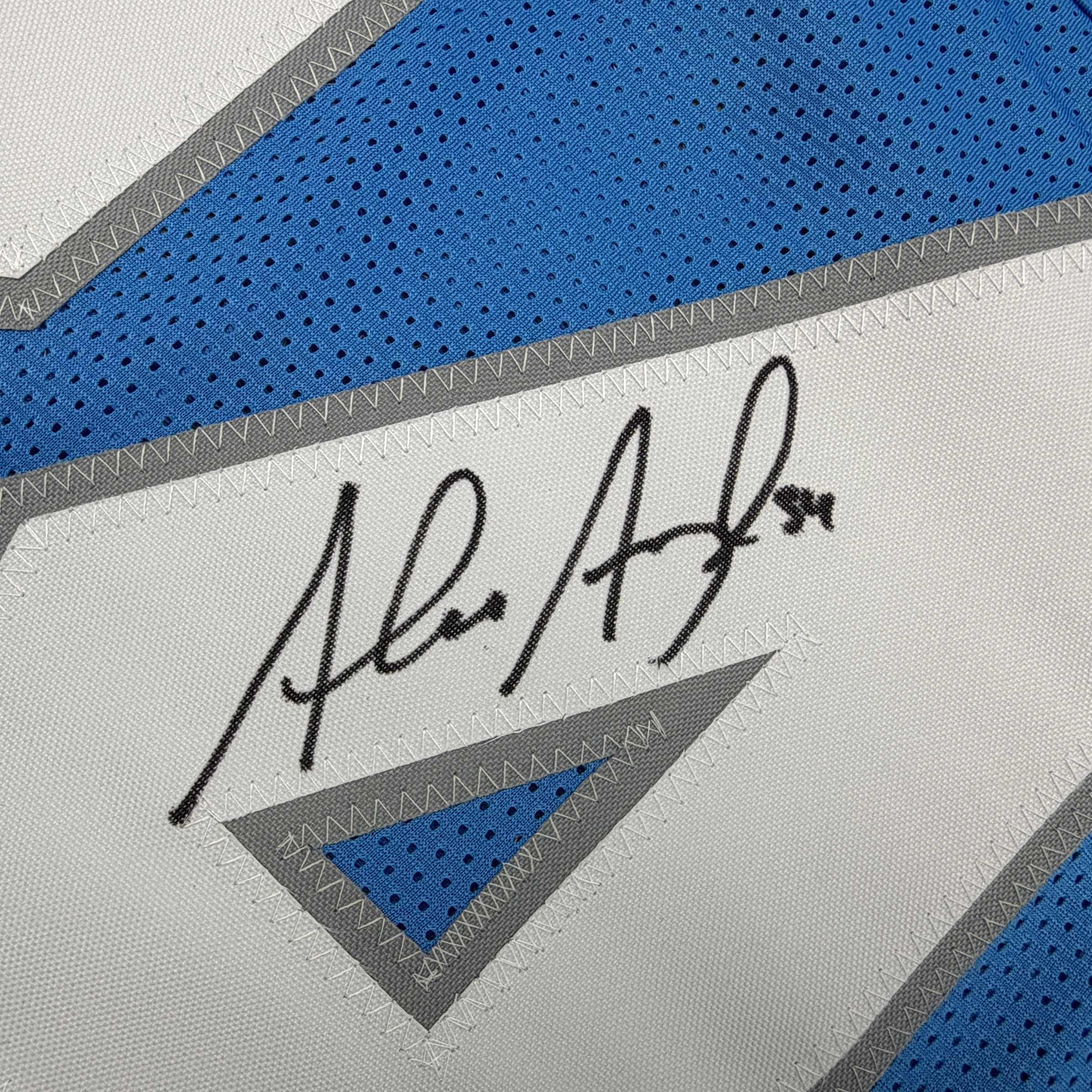 autographed-signed-alex-anzalone-detroit-blue-football-jersey-beckett-bas-coa