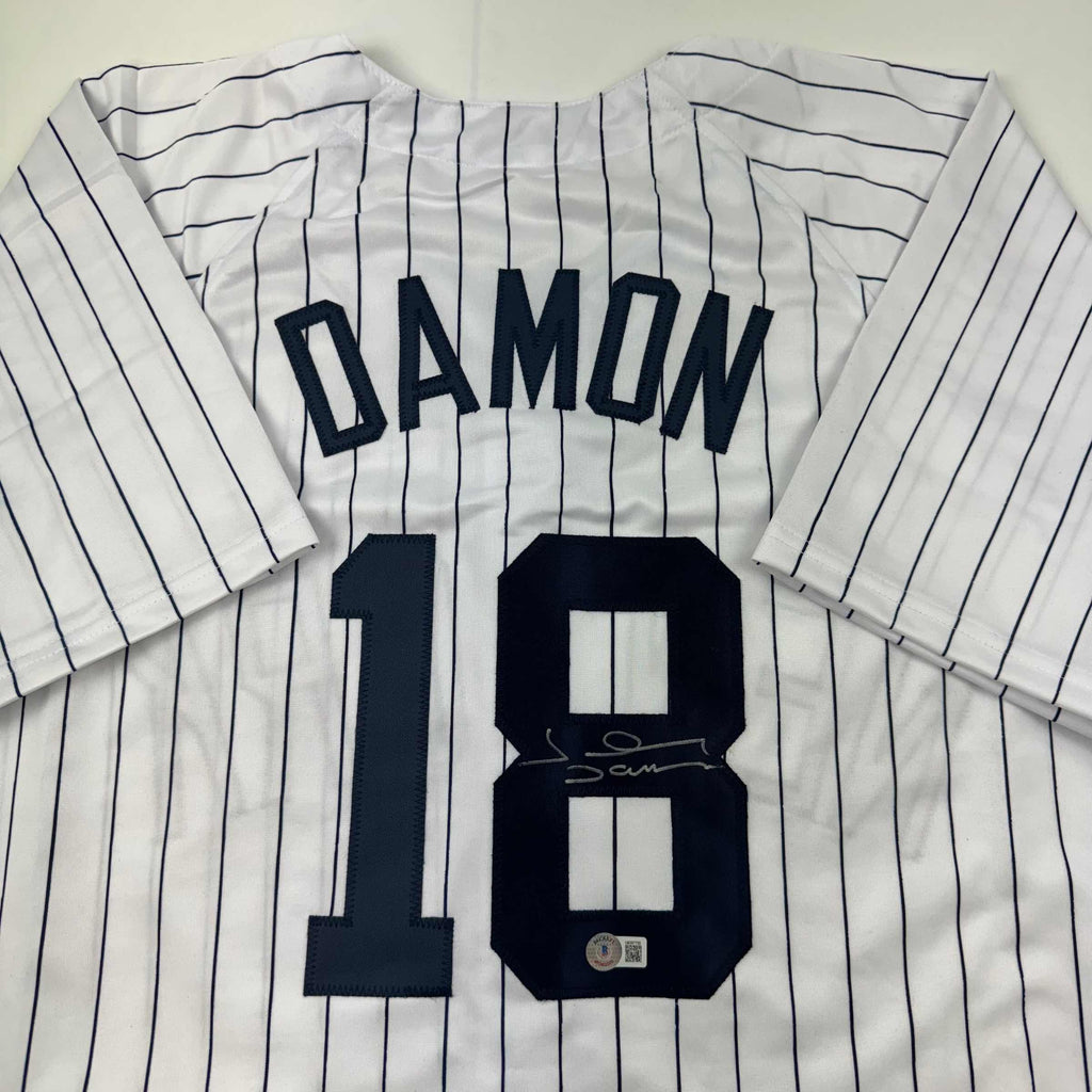 autographed-signed-johnny-damon-new-york-pinstripe-baseball-jersey-beckett-bas-coa