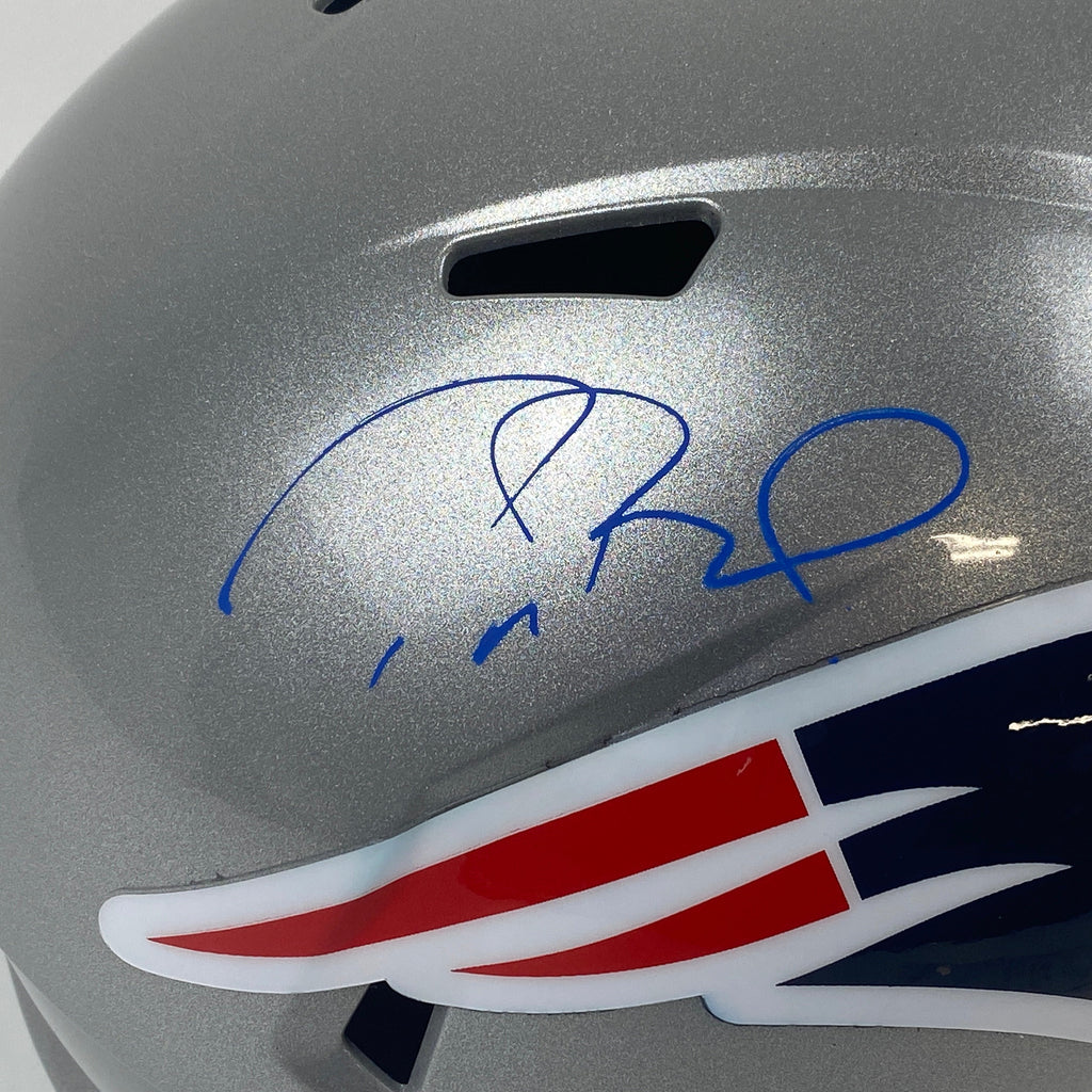 autographed-signed-tom-brady-new-england-patriots-full-size-fs-f-s-speed-replica-football-helmet-fanatics-coa-loa