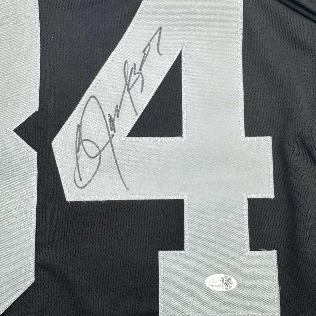 autographed-signed-bo-jackson-oakland-black-football-jersey-jsa-coa