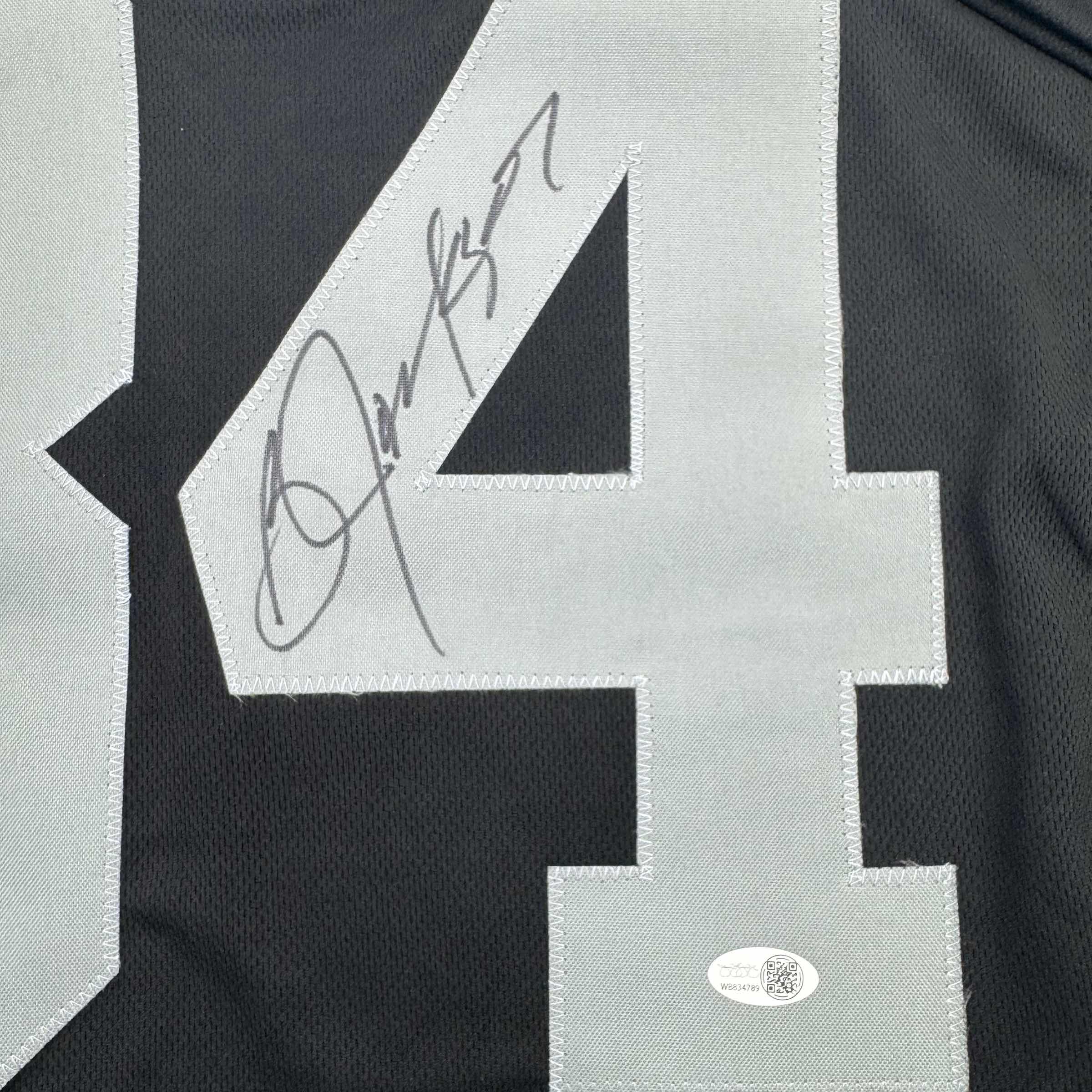 autographed-signed-bo-jackson-oakland-black-football-jersey-jsa-coa